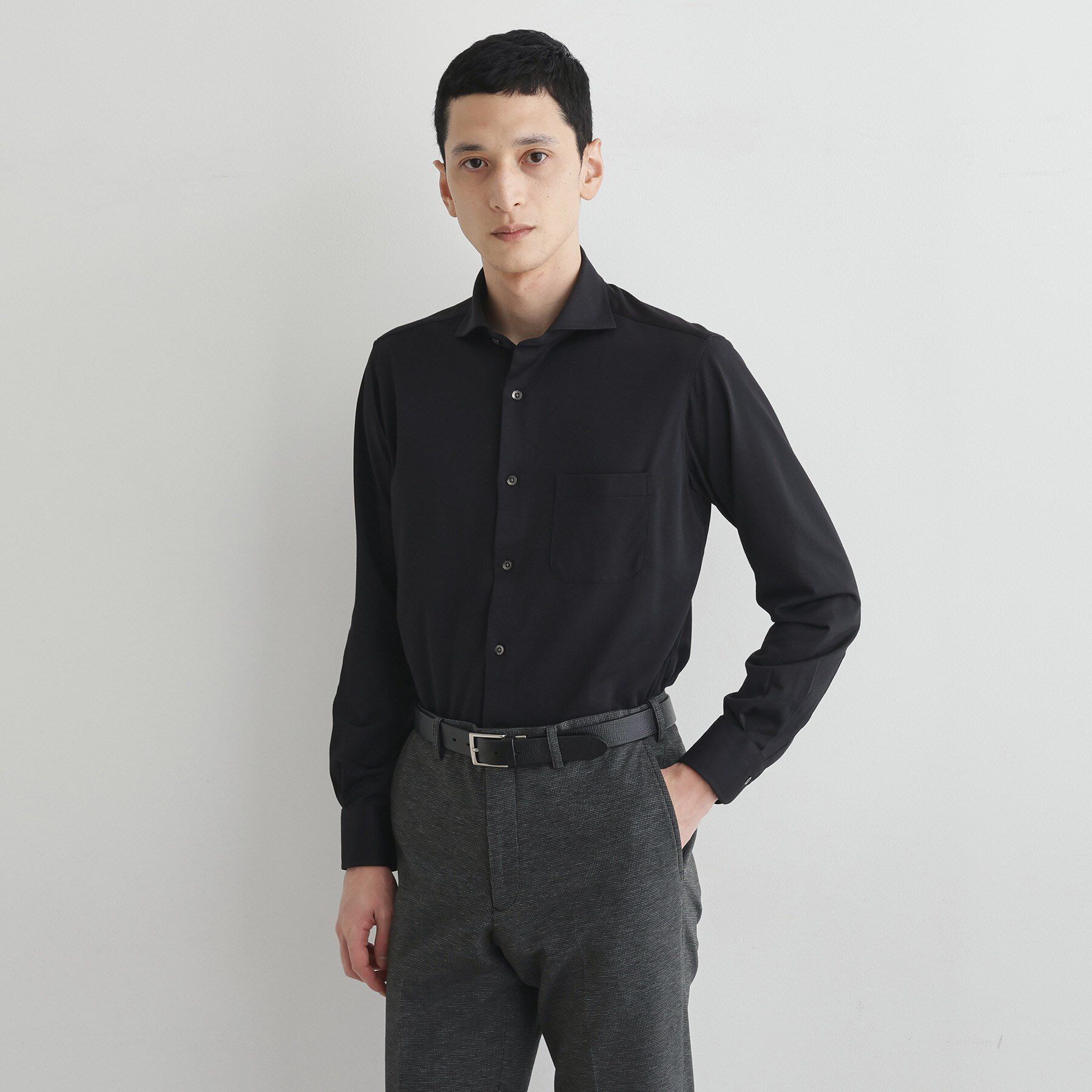 TAKEO KIKUCHI「クールマックス コンパクトジャージ シャツ」|シャツ・ブラウス|