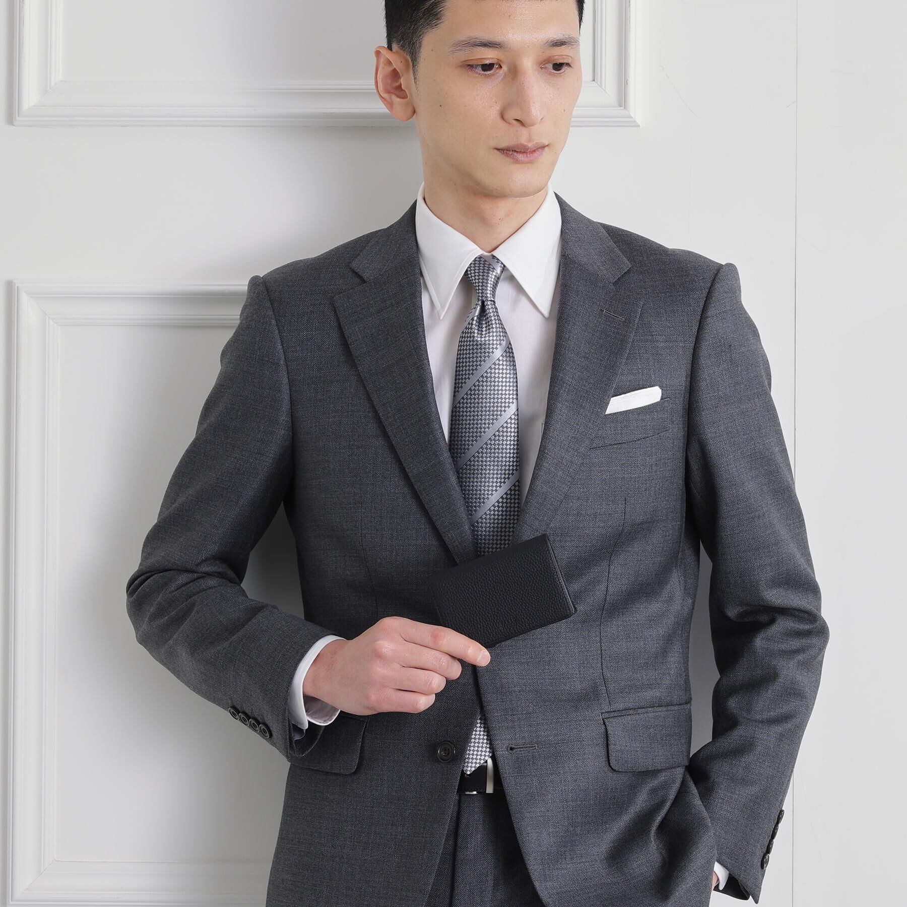 TAKEO KIKUCHI「ソフトシュリンクレザー名刺入れ」|名刺入れ・カードケース|