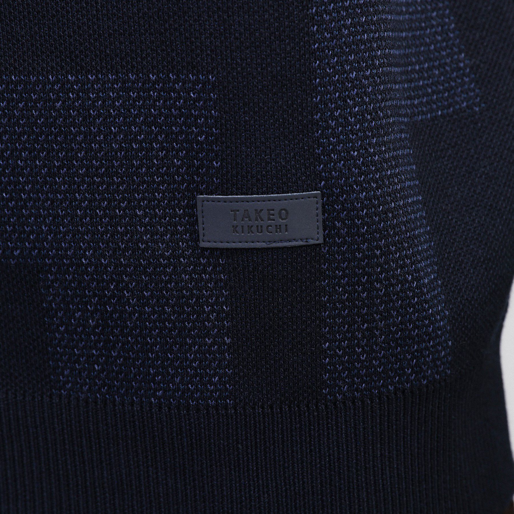 TAKEO KIKUCHI「【Made in JAPAN】ビッグチェック＆スライドパズル柄 ニット」|ニット・セーター|