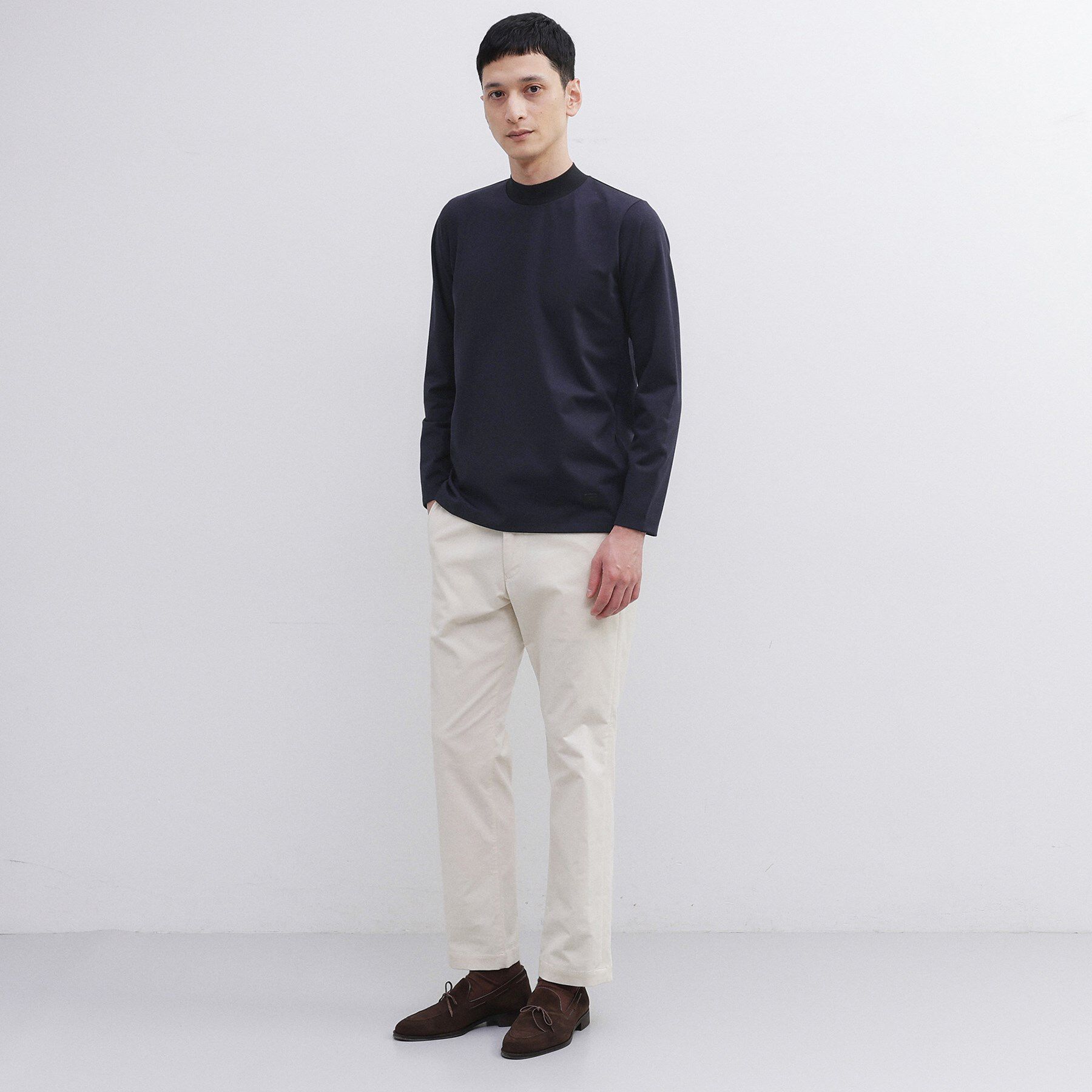 TAKEO KIKUCHI「ハイゲージ モクロディ モックネック」|Tシャツ・カットソー|