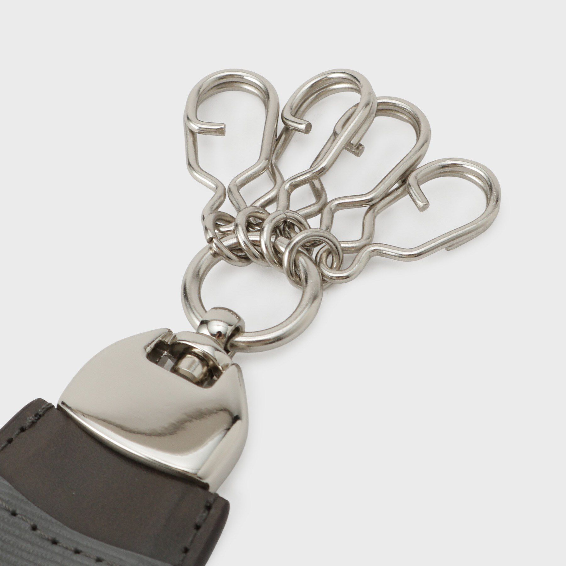 TAKEO KIKUCHI「【リップル】レザー巻きシューホーン＆4連キーホルダー」|キーケース|