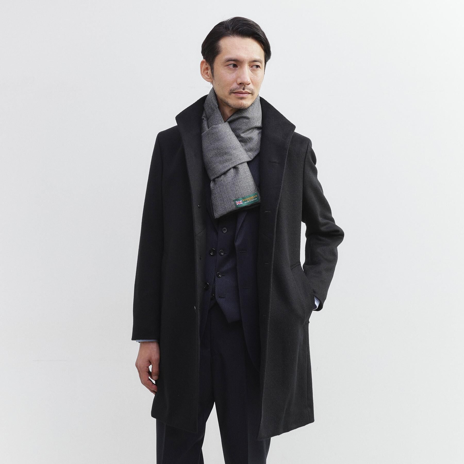 TAKEO KIKUCHI「インポートファブリック ダウンマフラー」|ストール|