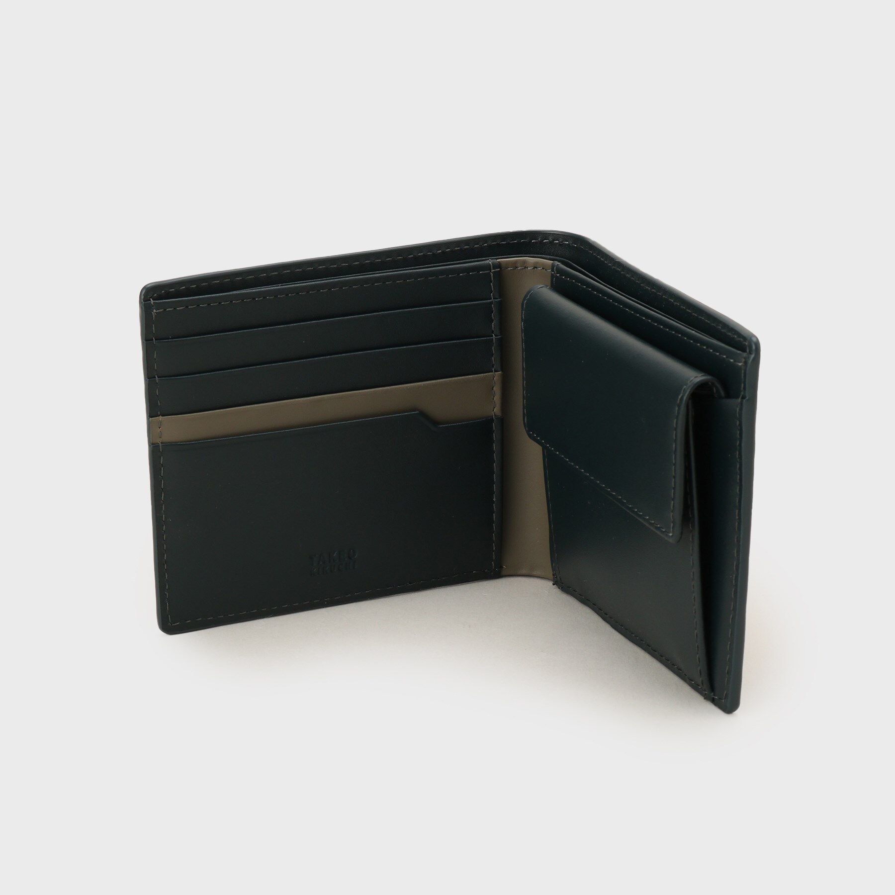 TAKEO KIKUCHI「【リップルグレイン】フォールドエッジ財布」|財布|