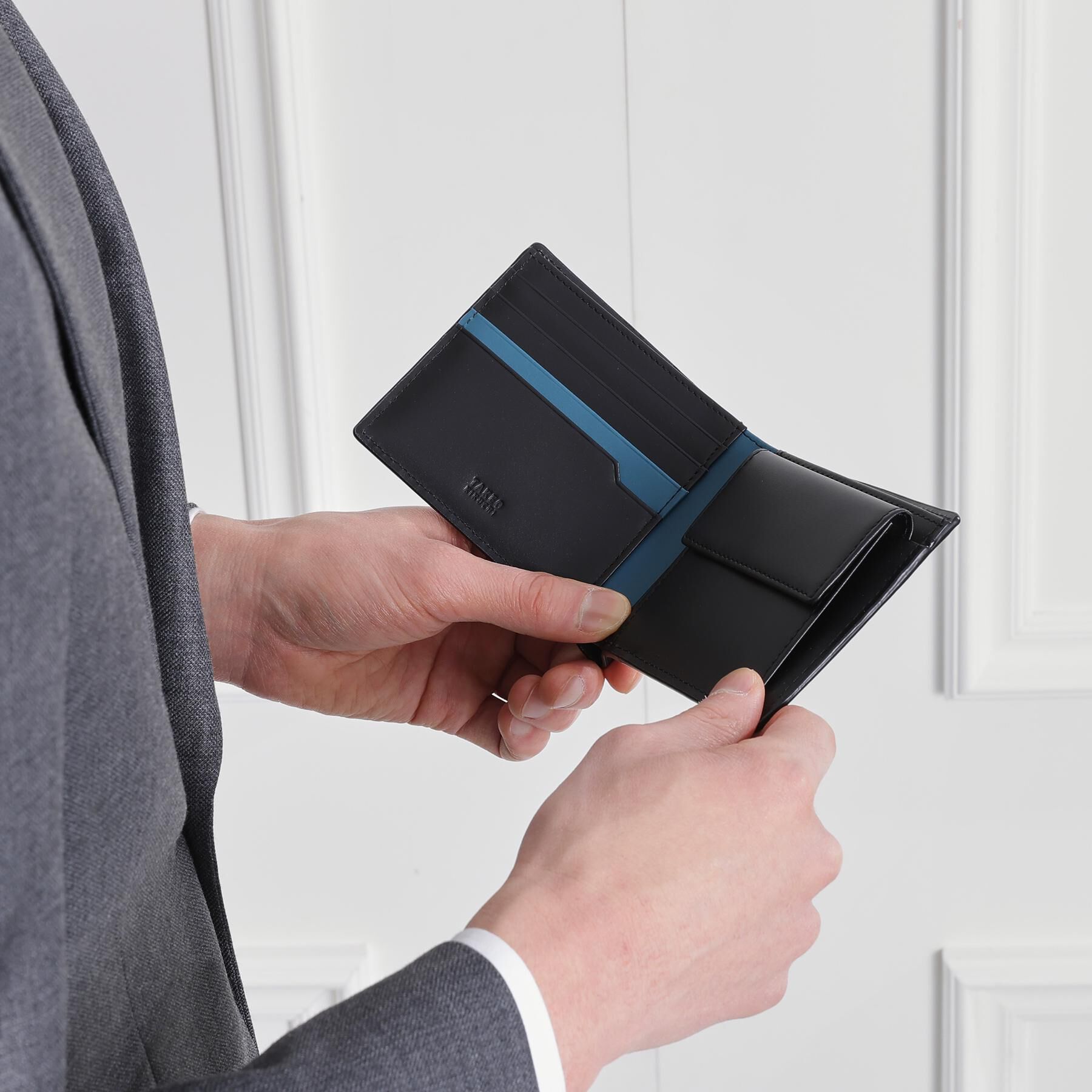 TAKEO KIKUCHI「【リップルグレイン】フォールドエッジ財布」|財布|