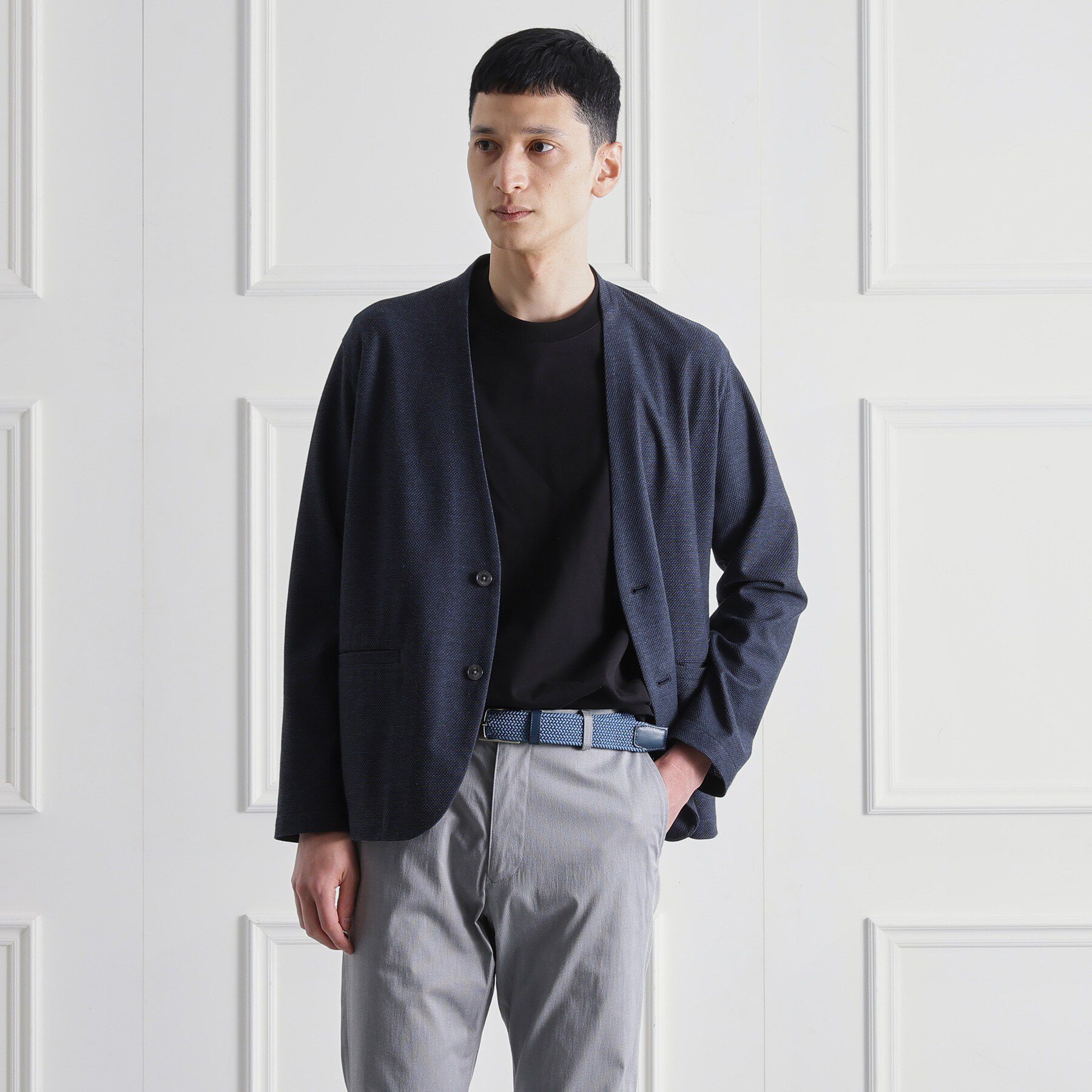 TAKEO KIKUCHI「【Made in JAPAN】ドモドソーラ ゴムメッシュベルト」|ベルト|