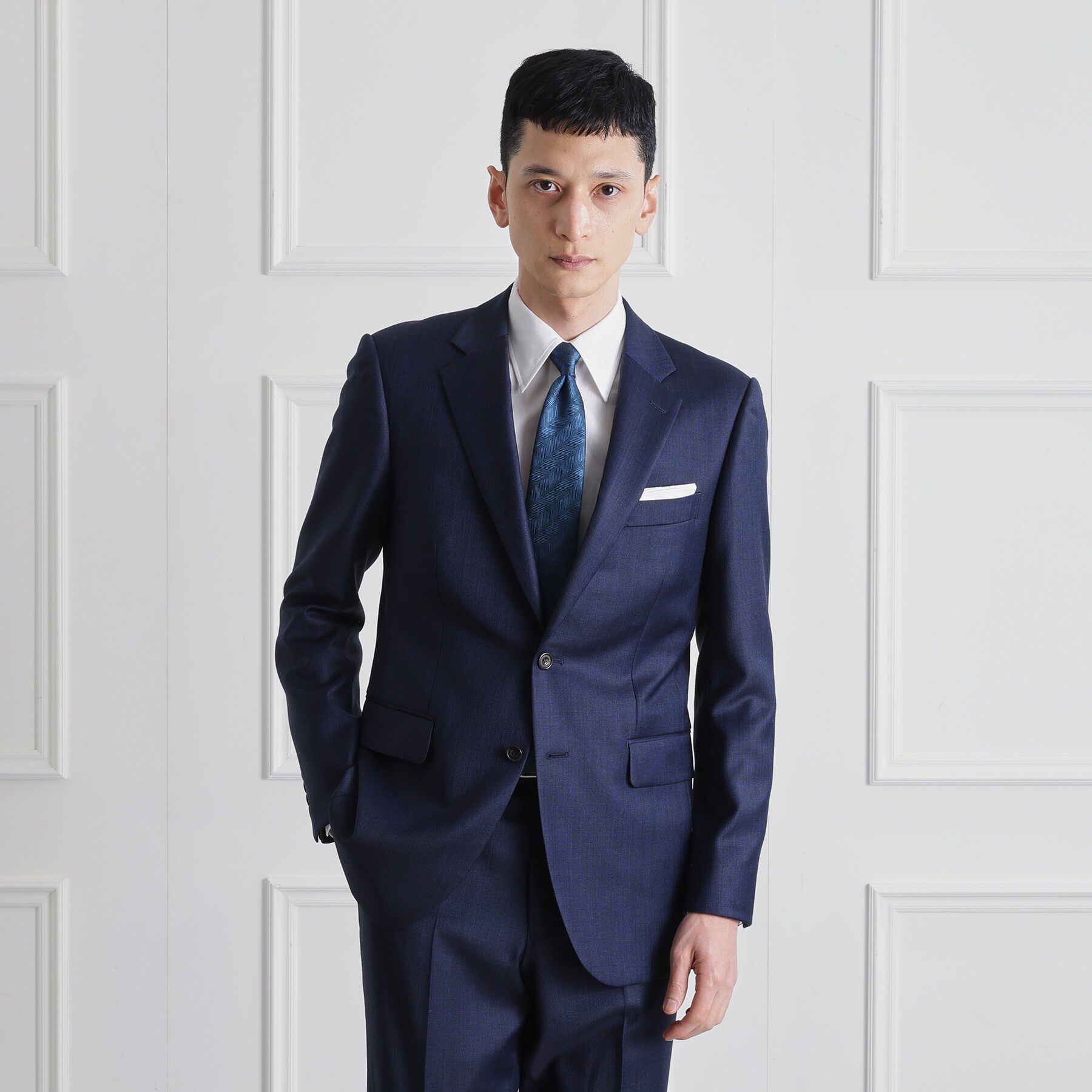 TAKEO KIKUCHI「【縁起の良いネクタイ】PNJ矢羽根ストライプネクタイ」|ネクタイ・蝶ネクタイ|