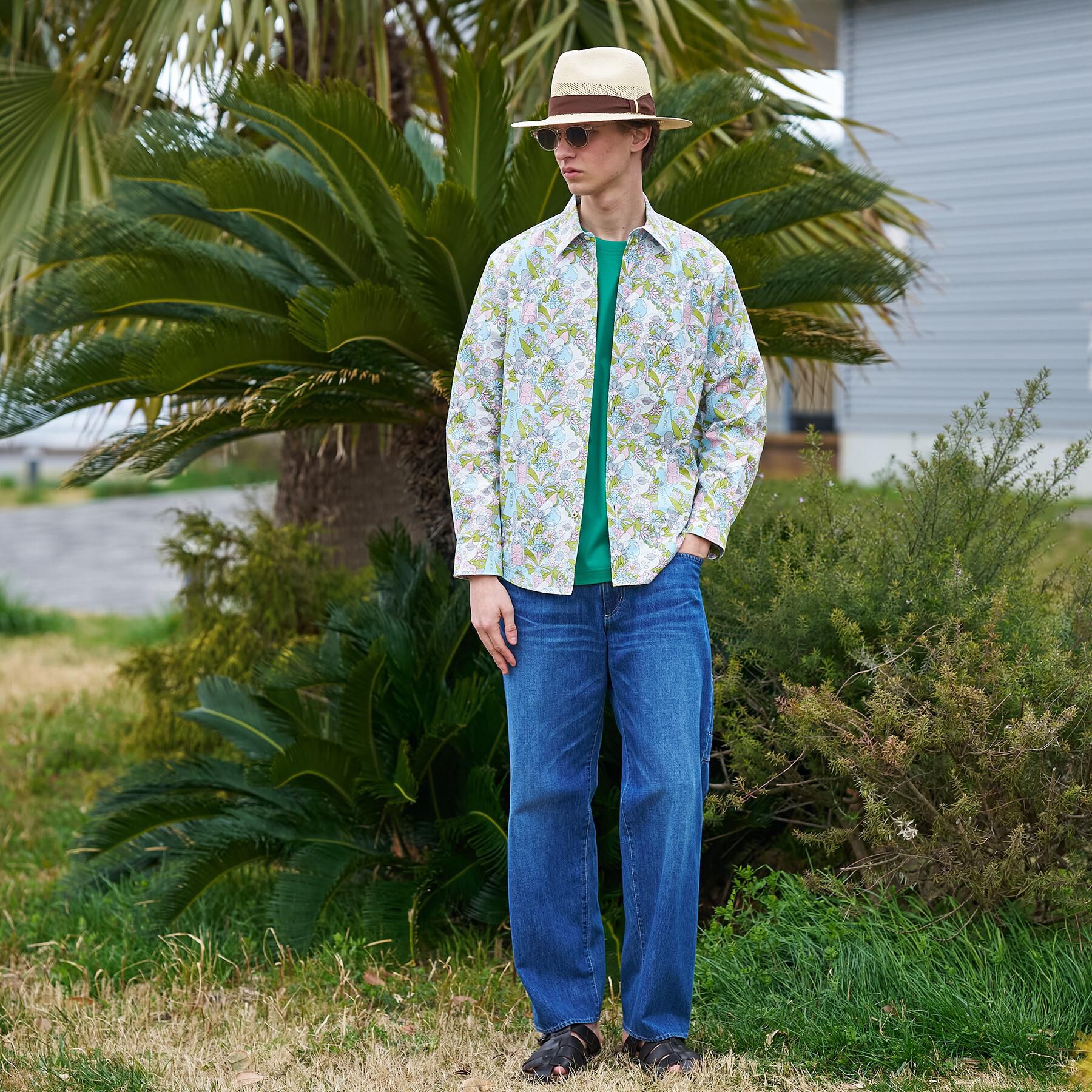 TAKEO KIKUCHI「【BOWLER HAT LABEL】ビリケンプリント 長袖シャツ」|シャツ・ブラウス|