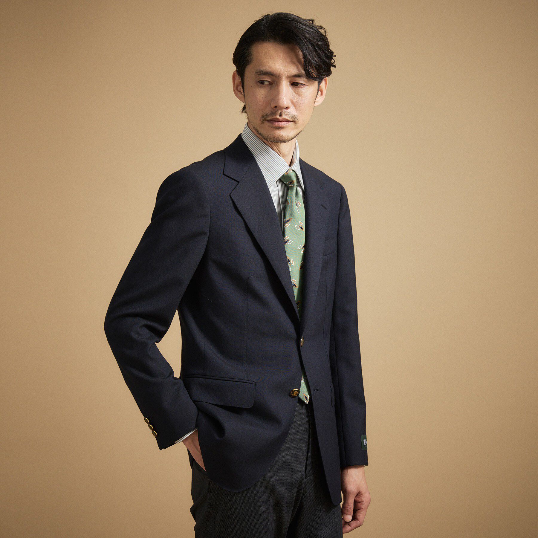 TAKEO KIKUCHI「DORMEUIL ストレッチフレスコ ブレザー」|テーラードジャケット|
