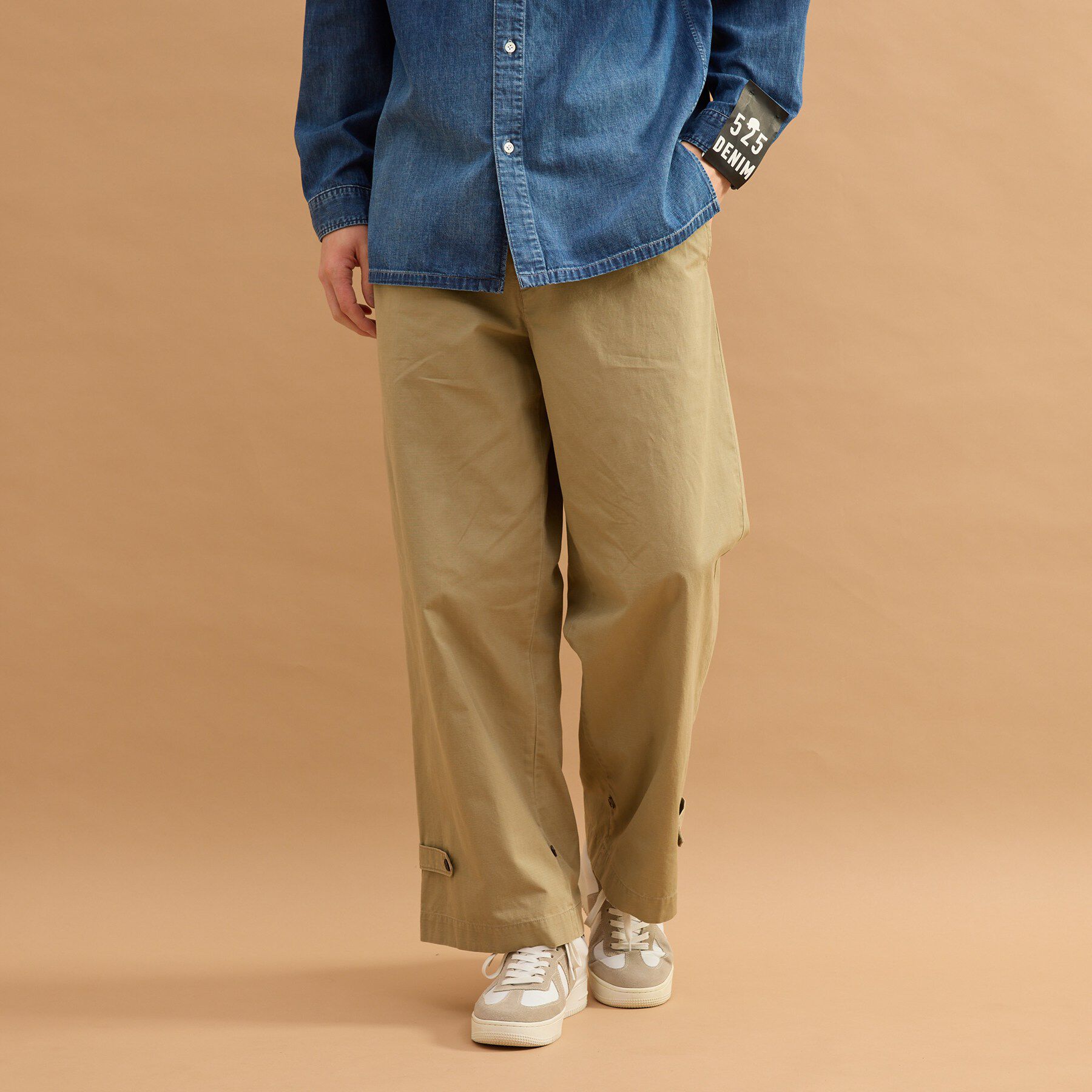 40CARATS&525「ミリタリークロスパンツ」|その他|ベージュ(052)