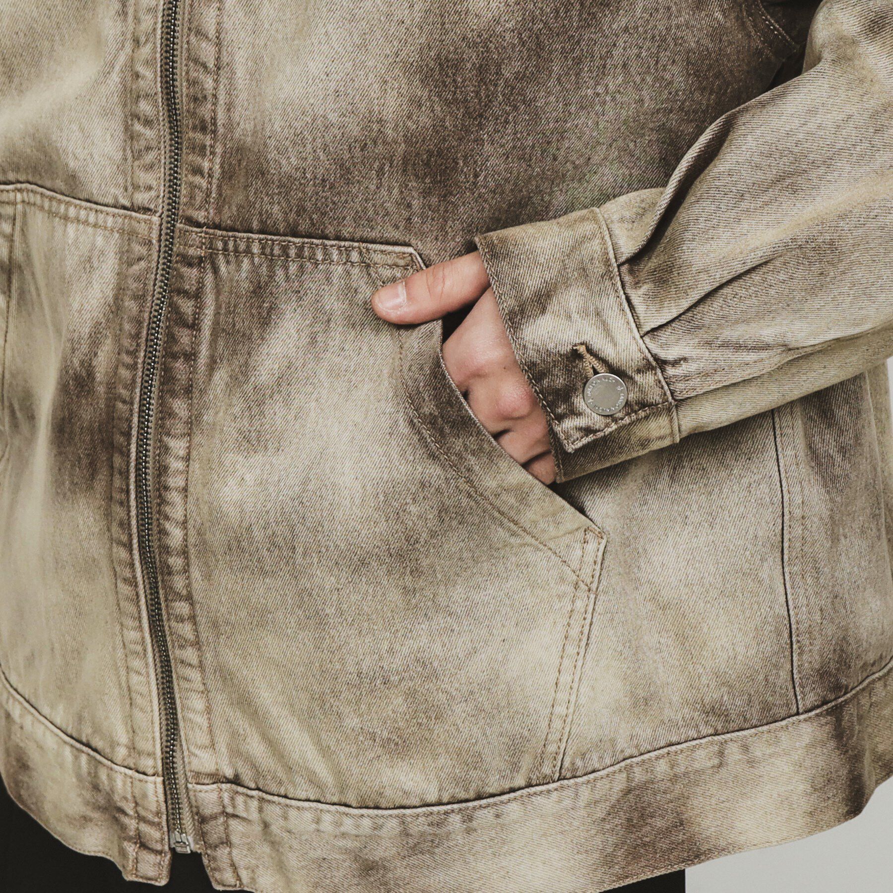 tk.TAKEO KIKUCHI「【セットアップ対応】フーデットデニムブルゾン」|ブルゾン・スタジャン|