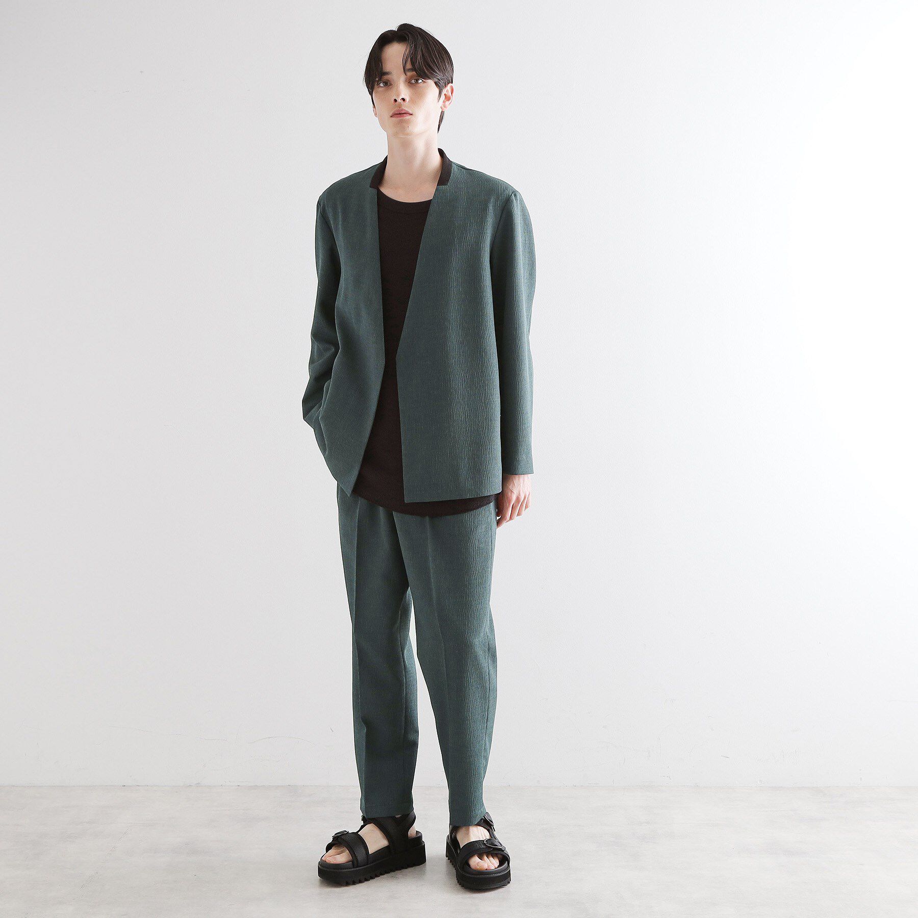 tk.TAKEO KIKUCHI「【セットアップ対応】テッククレープルーズテーパードパンツ」|その他|