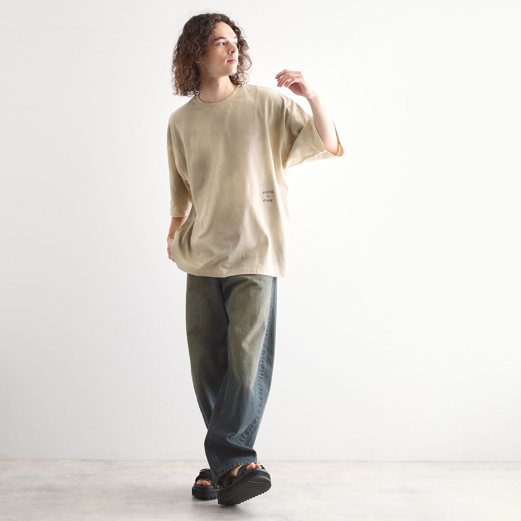 tk.TAKEO KIKUCHI「ヴィンテージライクTシャツ/ヴィンテージ加工/半袖Tシャツ」|Tシャツ・カットソー|