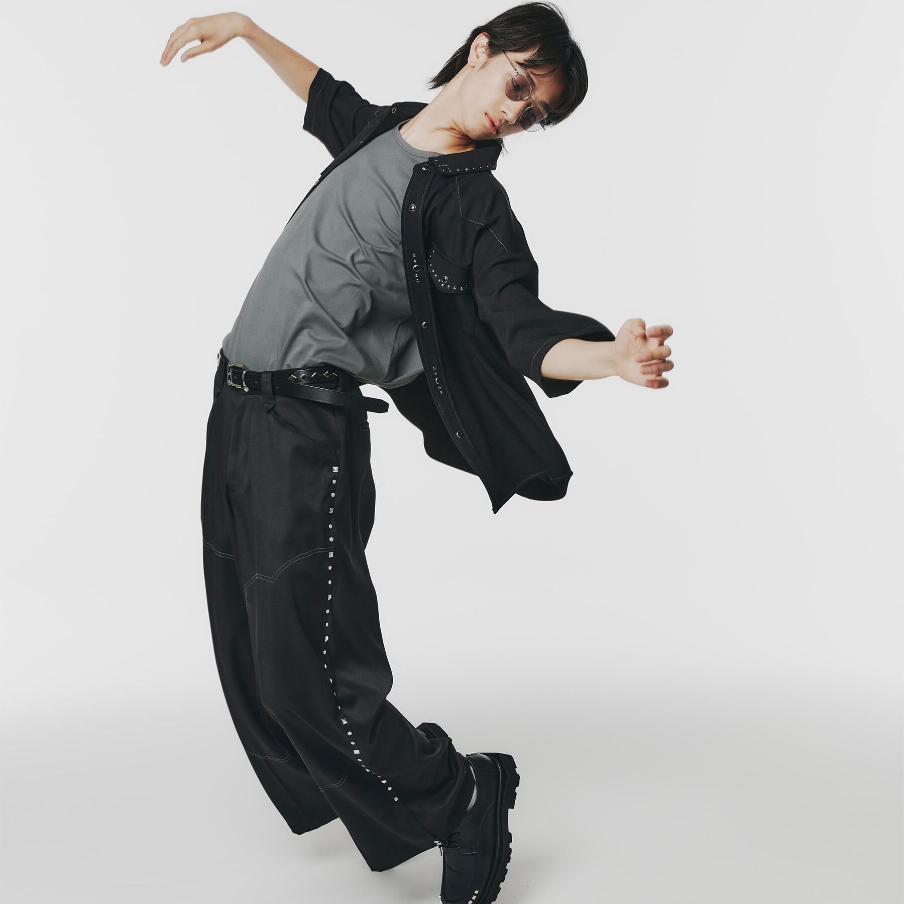 tk.TAKEO KIKUCHI「ウェスタンスタッズシャツ」|シャツ・ブラウス|