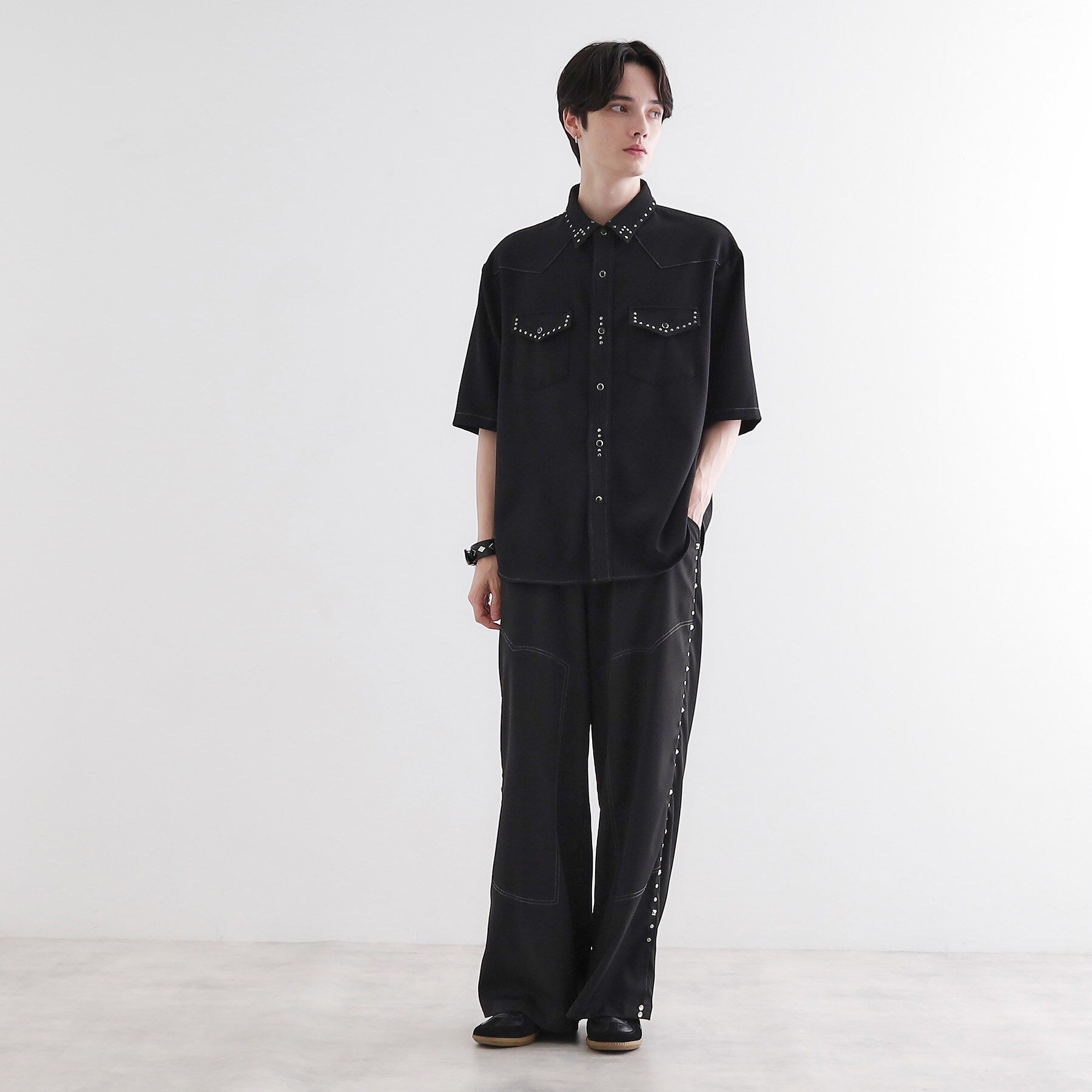 tk.TAKEO KIKUCHI「ウェスタンスタッズシャツ」|シャツ・ブラウス|