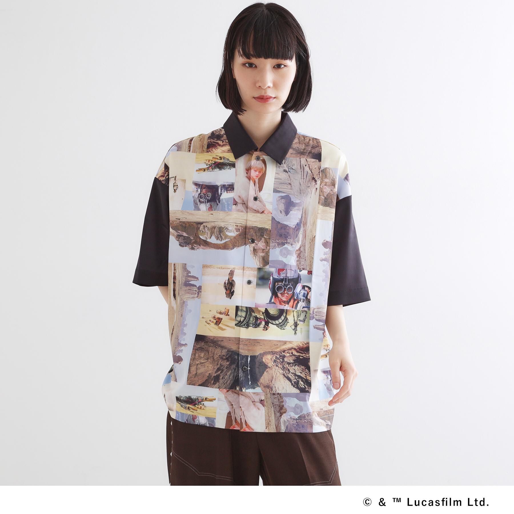 tk.TAKEO KIKUCHI「【STAR WARS】Capsule Collection 2WAY半袖シャツ」|シャツ・ブラウス|