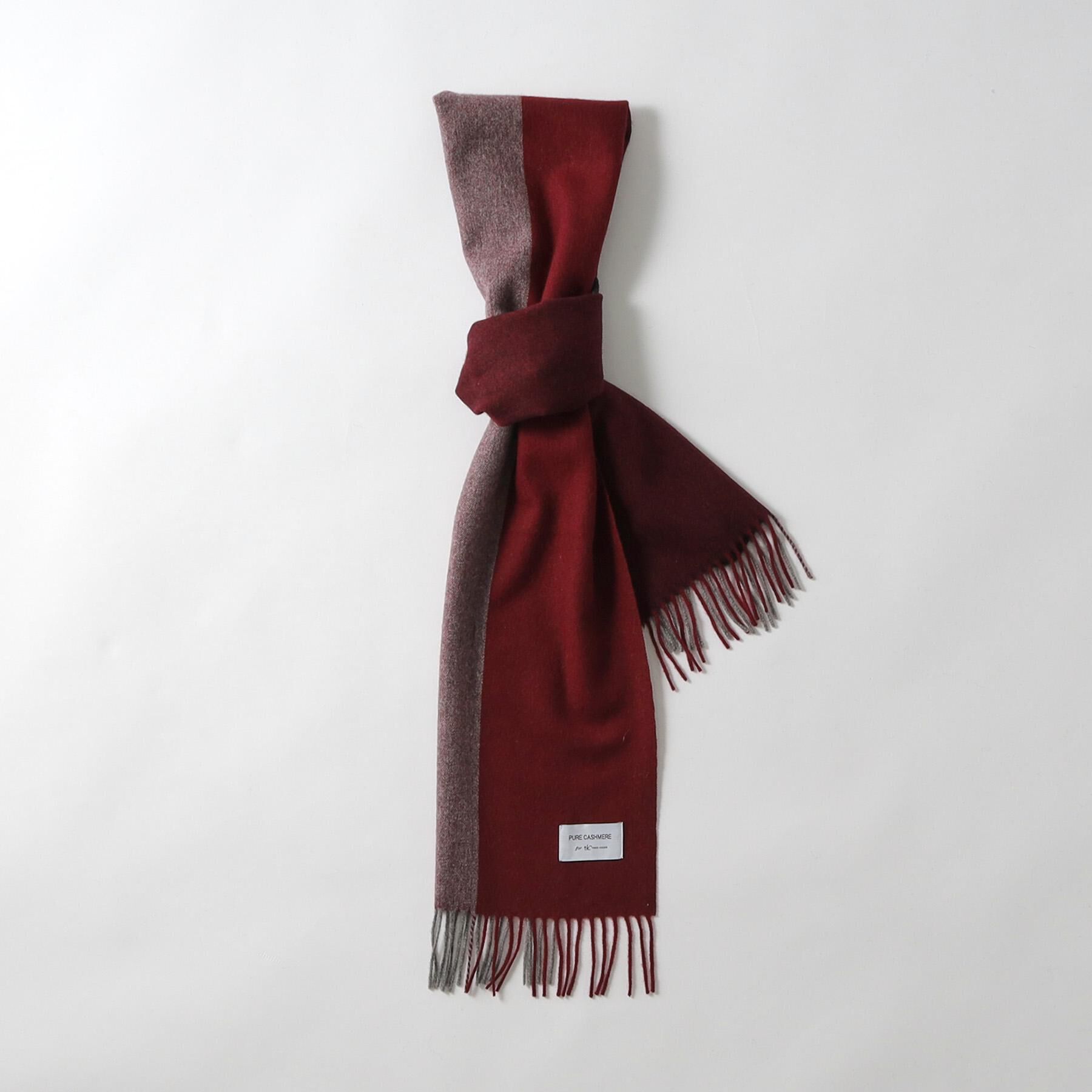 tk.TAKEO KIKUCHI「【カシミヤ100％】ピュアカシミヤセパレートマフラー」|ストール|