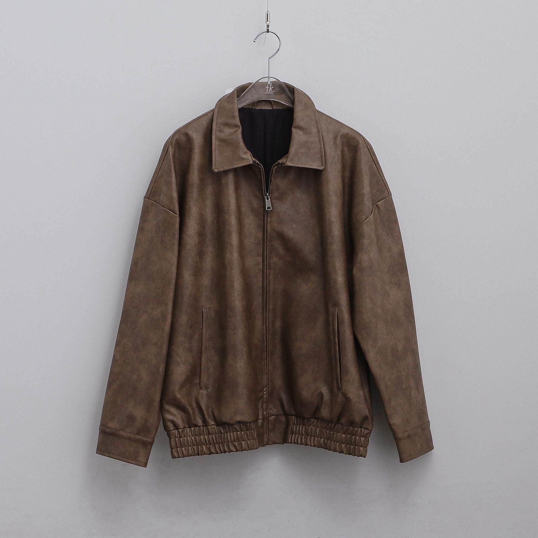 tk.TAKEO KIKUCHI「ヴィンテージライクドロップショルダージップブルゾン」|ブルゾン・スタジャン|