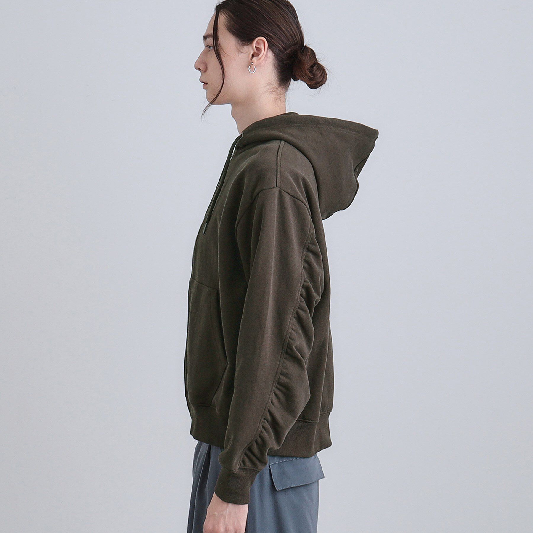 tk.TAKEO KIKUCHI「アームシャーリングジップパーカー」|パーカー|