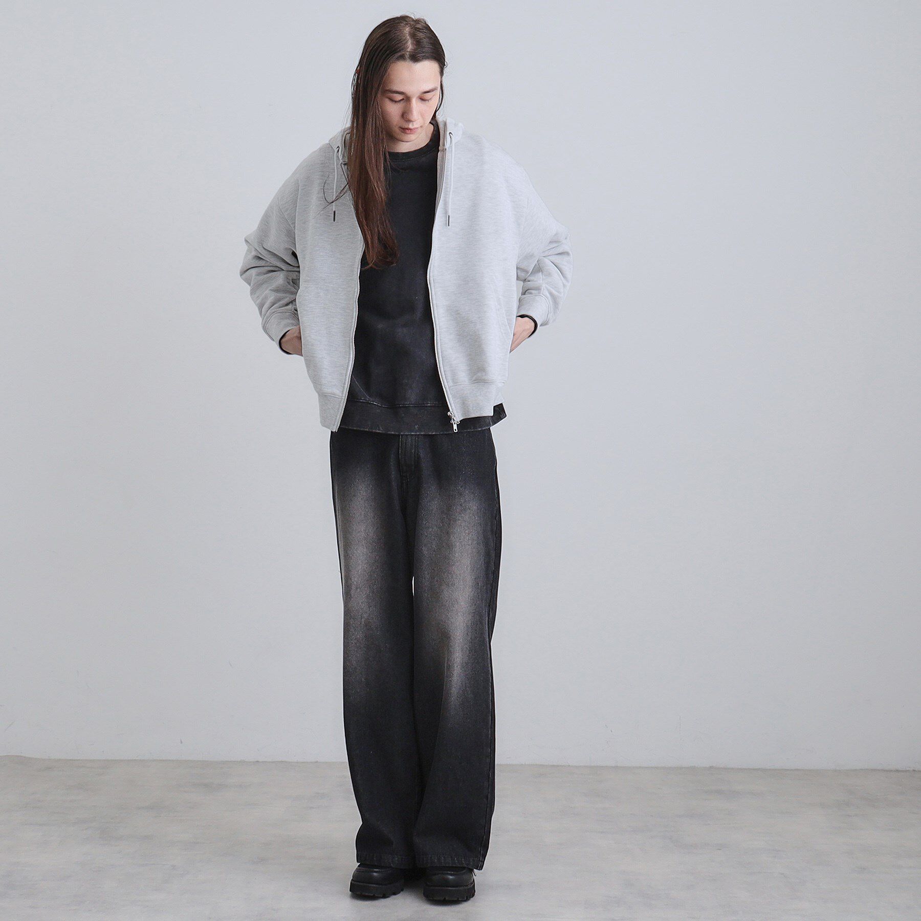 tk.TAKEO KIKUCHI「アームシャーリングジップパーカー」|パーカー|