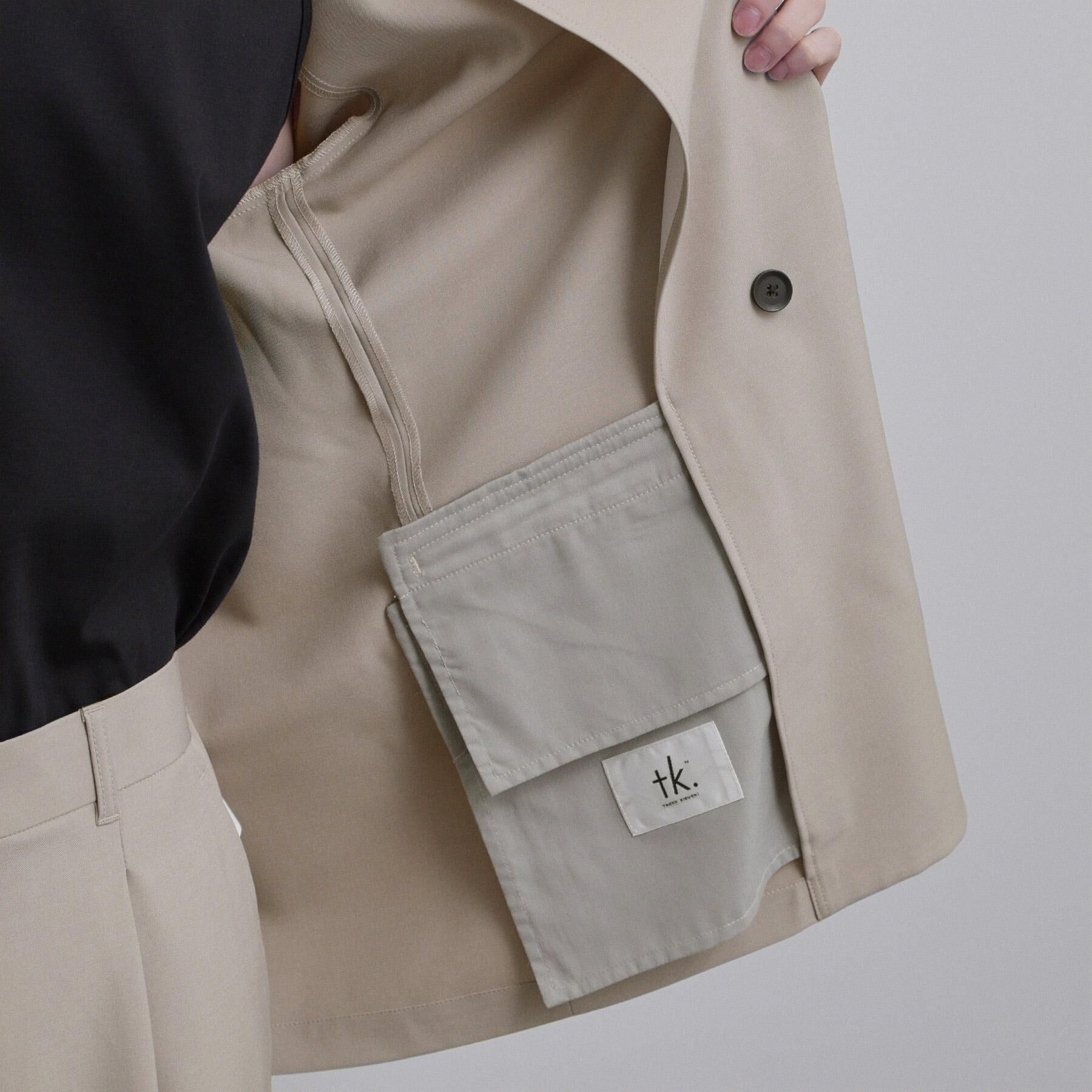 tk.TAKEO KIKUCHI「ダブルブレストジャケット」|テーラードジャケット|