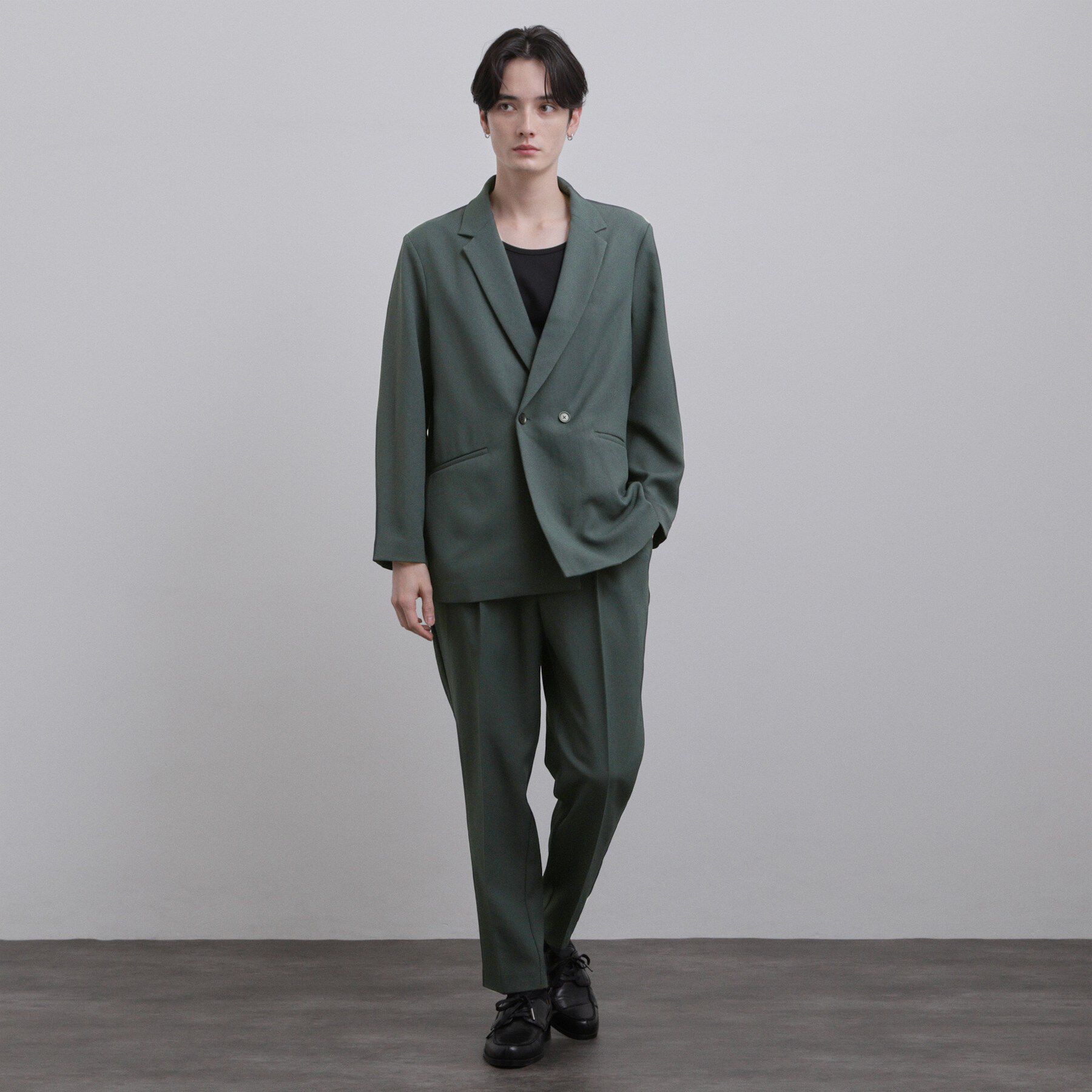 tk.TAKEO KIKUCHI「【セットアップ2点セット】オーバーサイズダブルセットアップ/ONOFF兼用/イージーケア/マシーンウ」|スーツ|