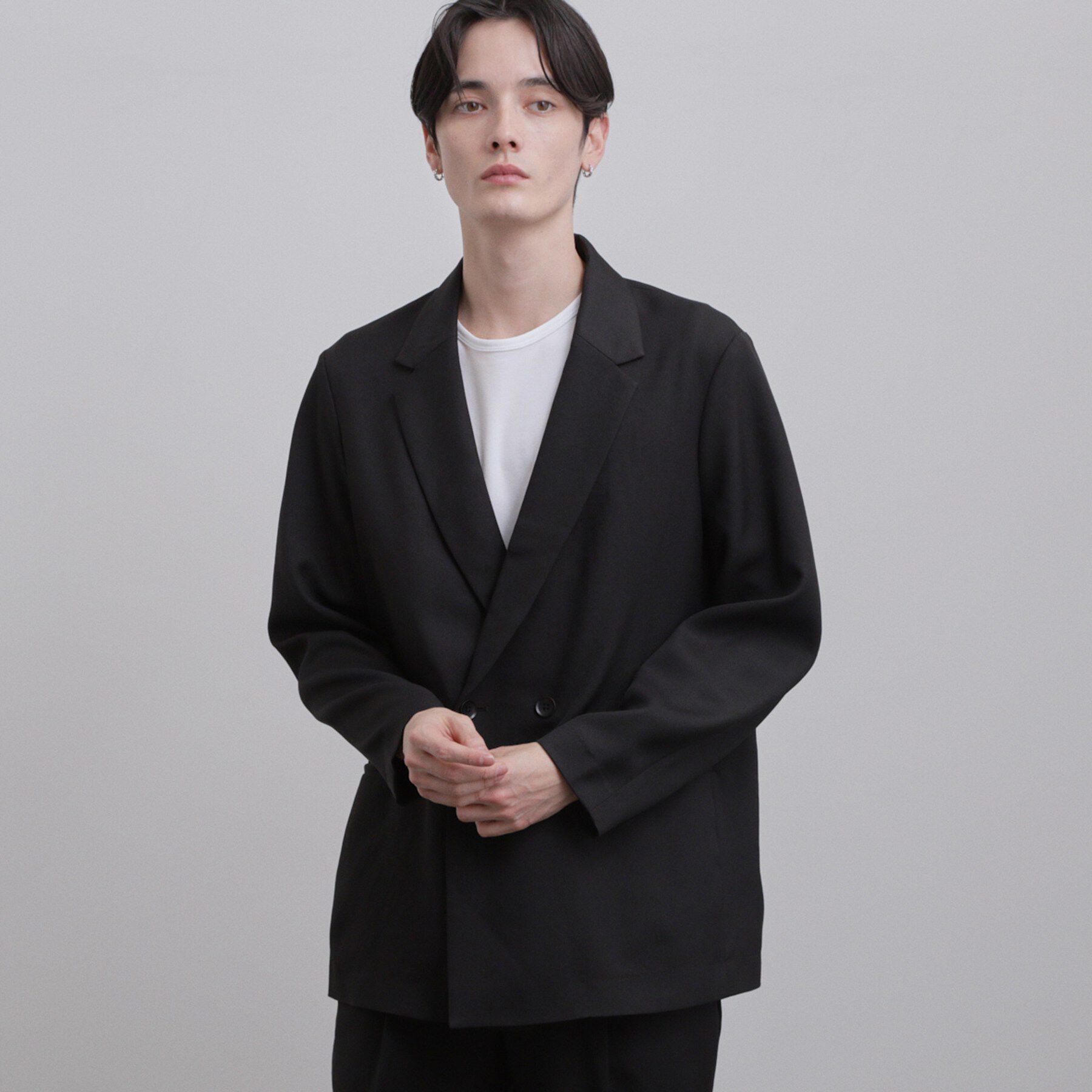 tk.TAKEO KIKUCHI「【セットアップ2点セット】オーバーサイズダブルセットアップ/ONOFF兼用/イージーケア/マシーンウ」|スーツ|