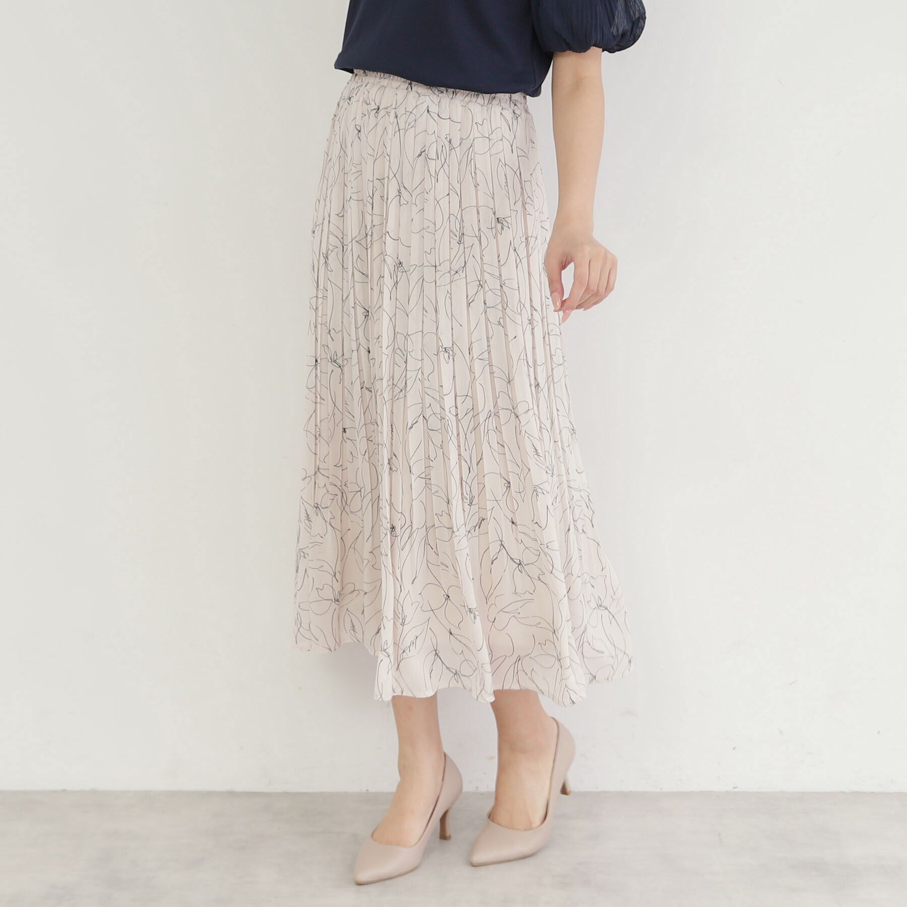 index「《新色追加》着丈が選べる！プリーツフレアスカート【イージーケア／防シワ／洗濯機洗い可】」|スカート|