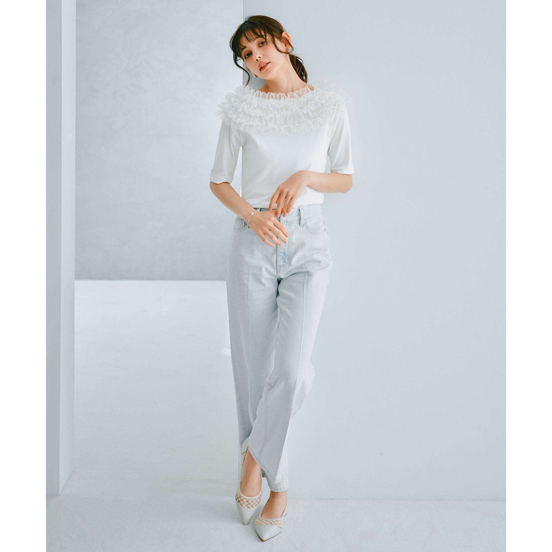 index「《丈が選べる》ストレートデニムパンツ【洗濯機洗い可】」|その他|