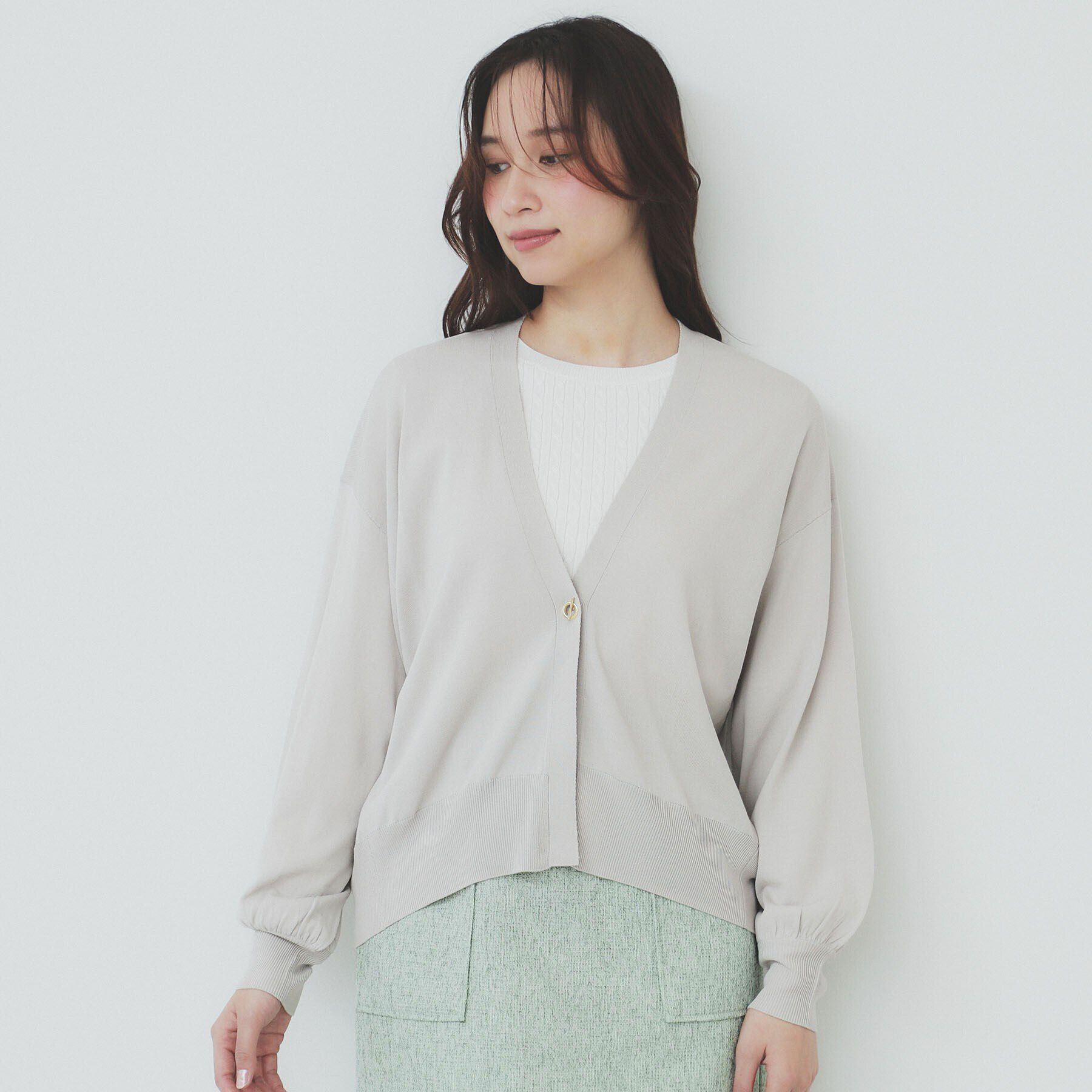 index「リラクシートッパーカーディガン【洗える】」|カーディガン|