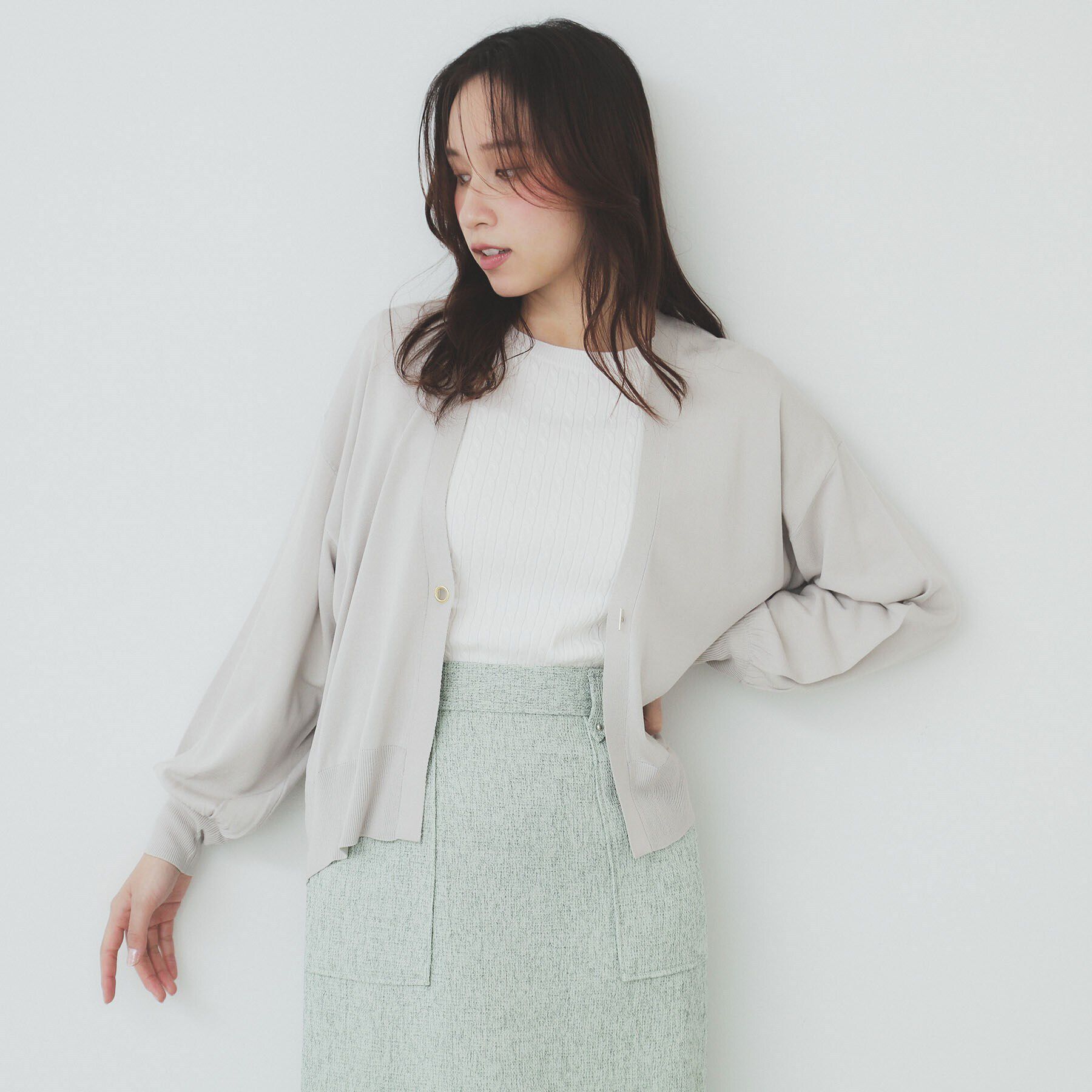 index「リラクシートッパーカーディガン【洗える】」|カーディガン|