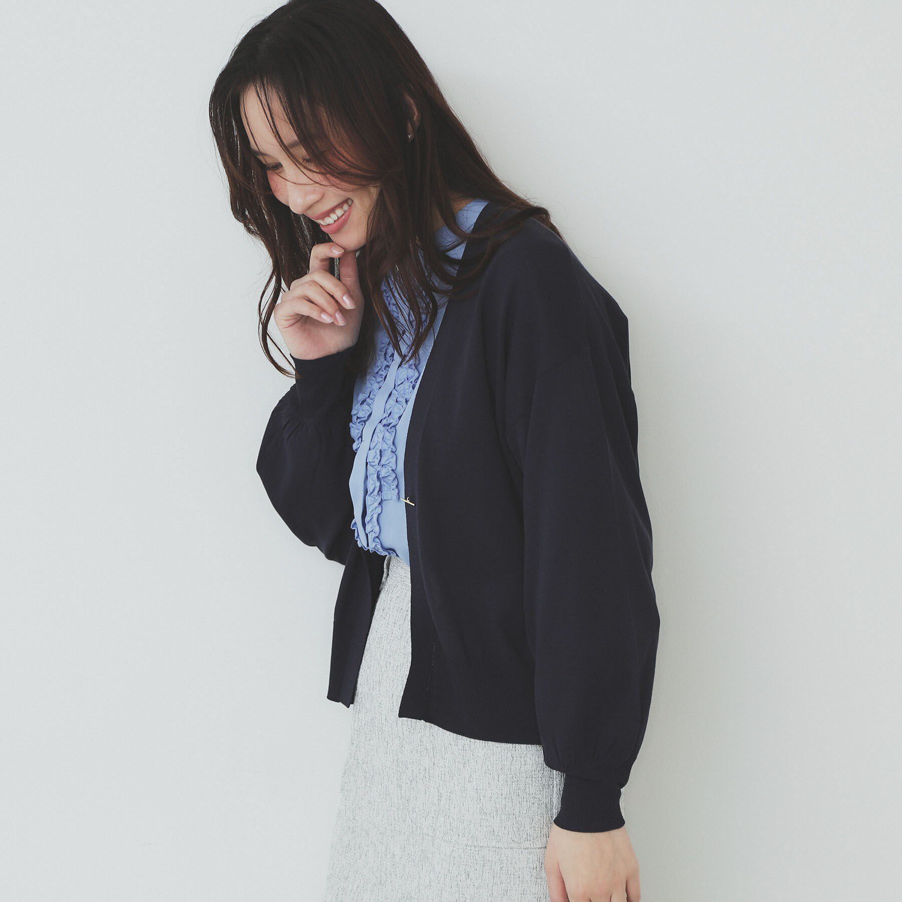 index「リラクシートッパーカーディガン【洗える】」|カーディガン|