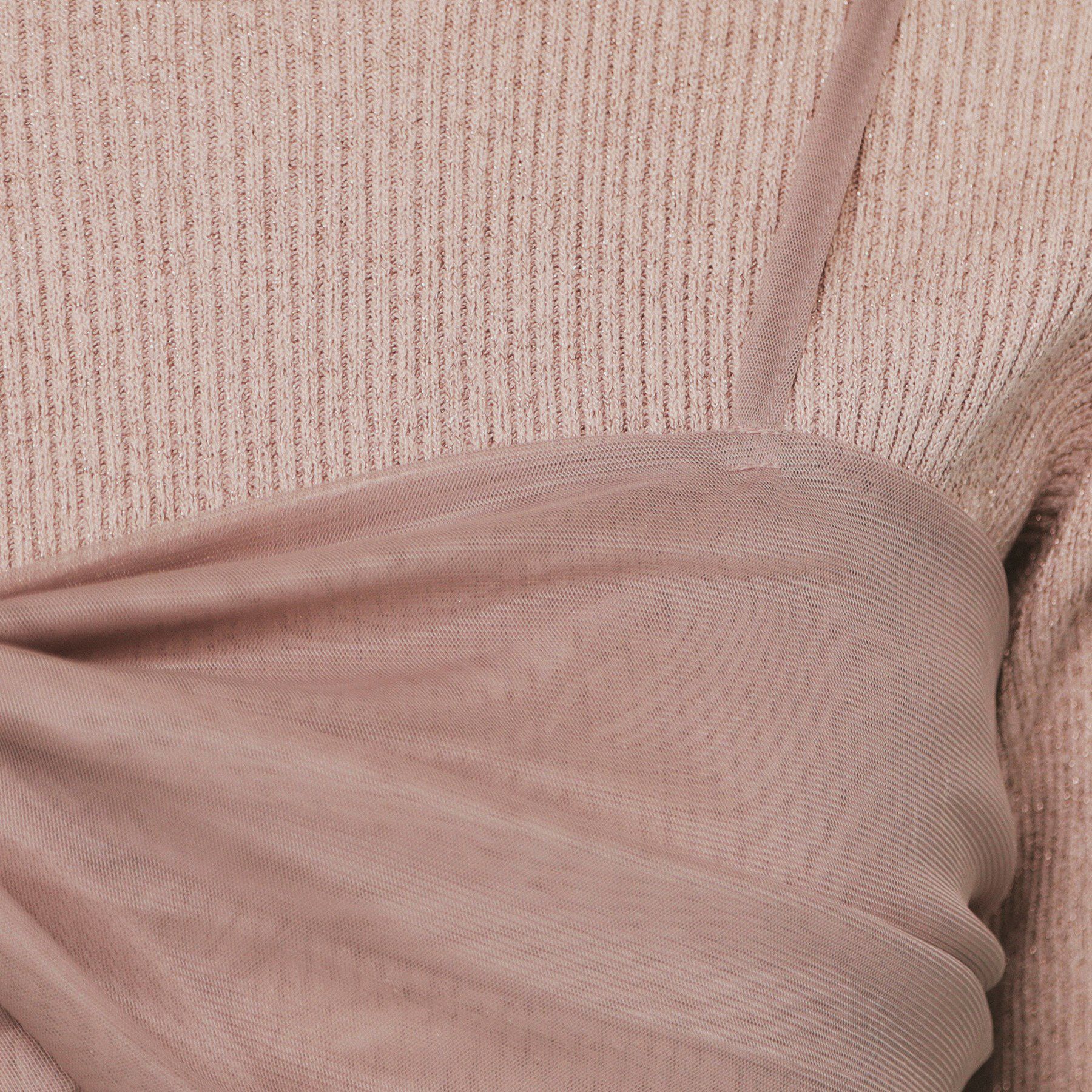 index「《ツインセット》アシメチュールキャミ&times;ラメリブニット【洗濯機洗い可】」|ニット・セーター|