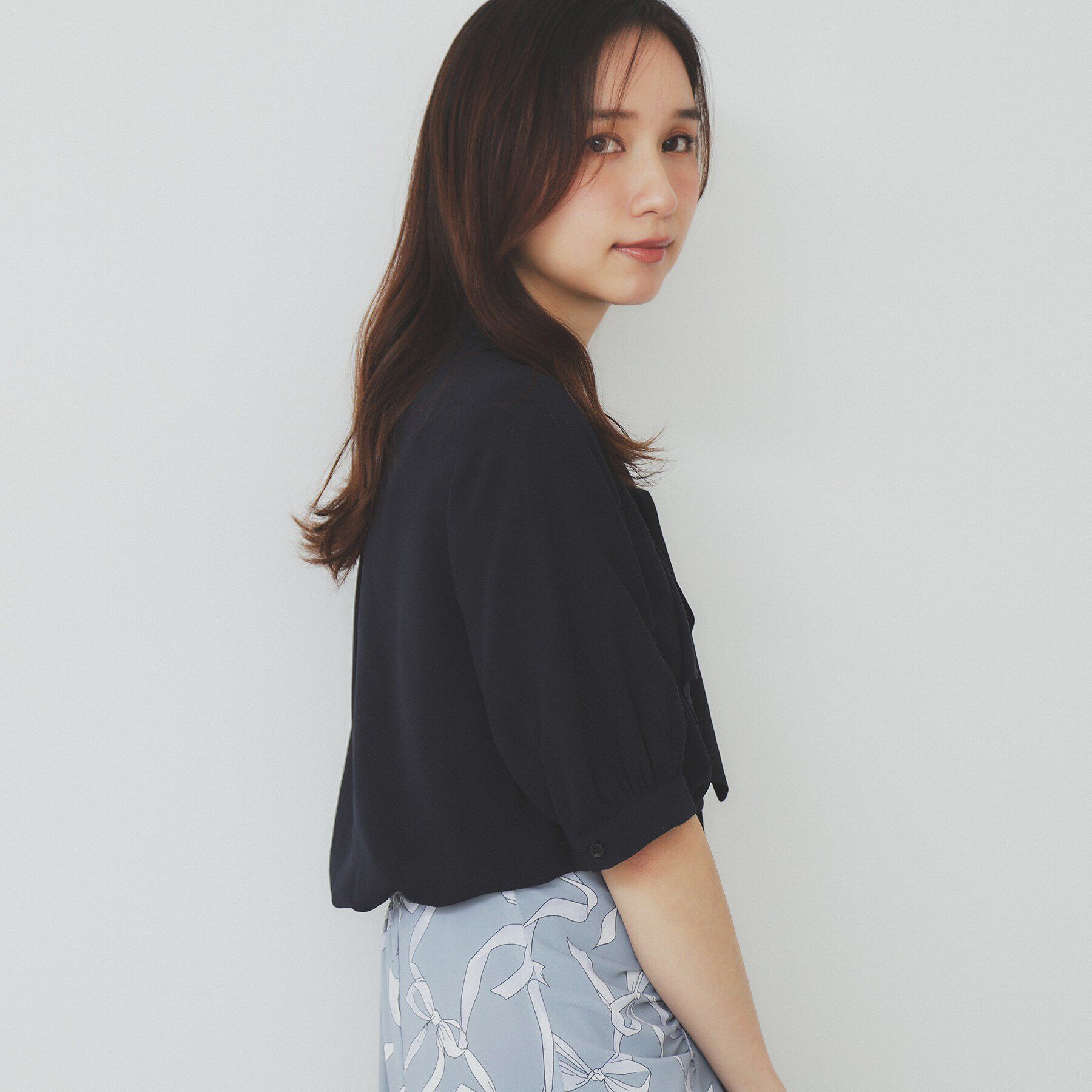 index「ラッフルボウタイブラウス【洗濯機洗い可/イージーアイロン】」|シャツ・ブラウス|