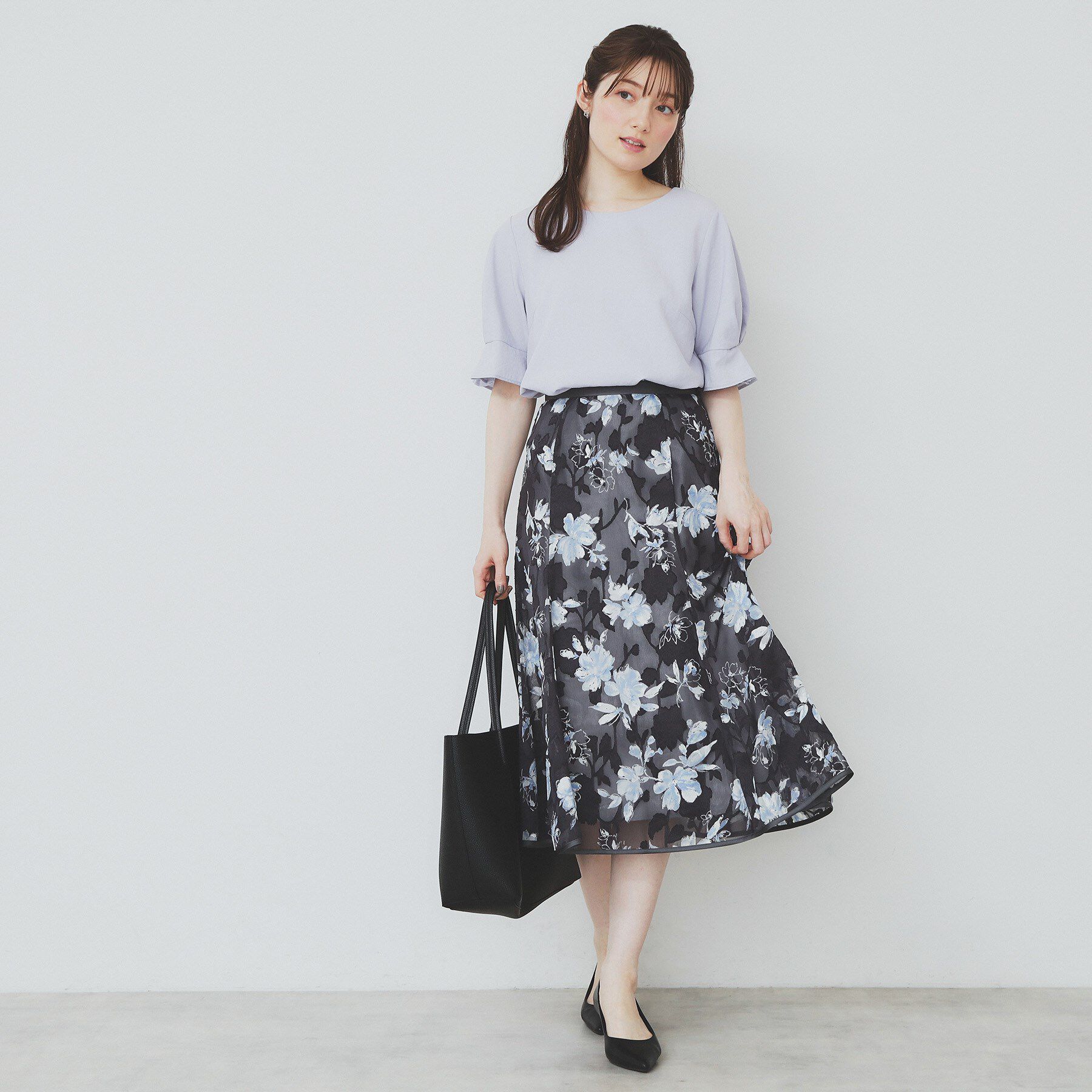 index「《8色展開/XS-LLサイズ》タックパフスリーブブラウス【洗濯機洗い可/吸水速乾/防シワ/抗ピル】」|シャツ・ブラウス|