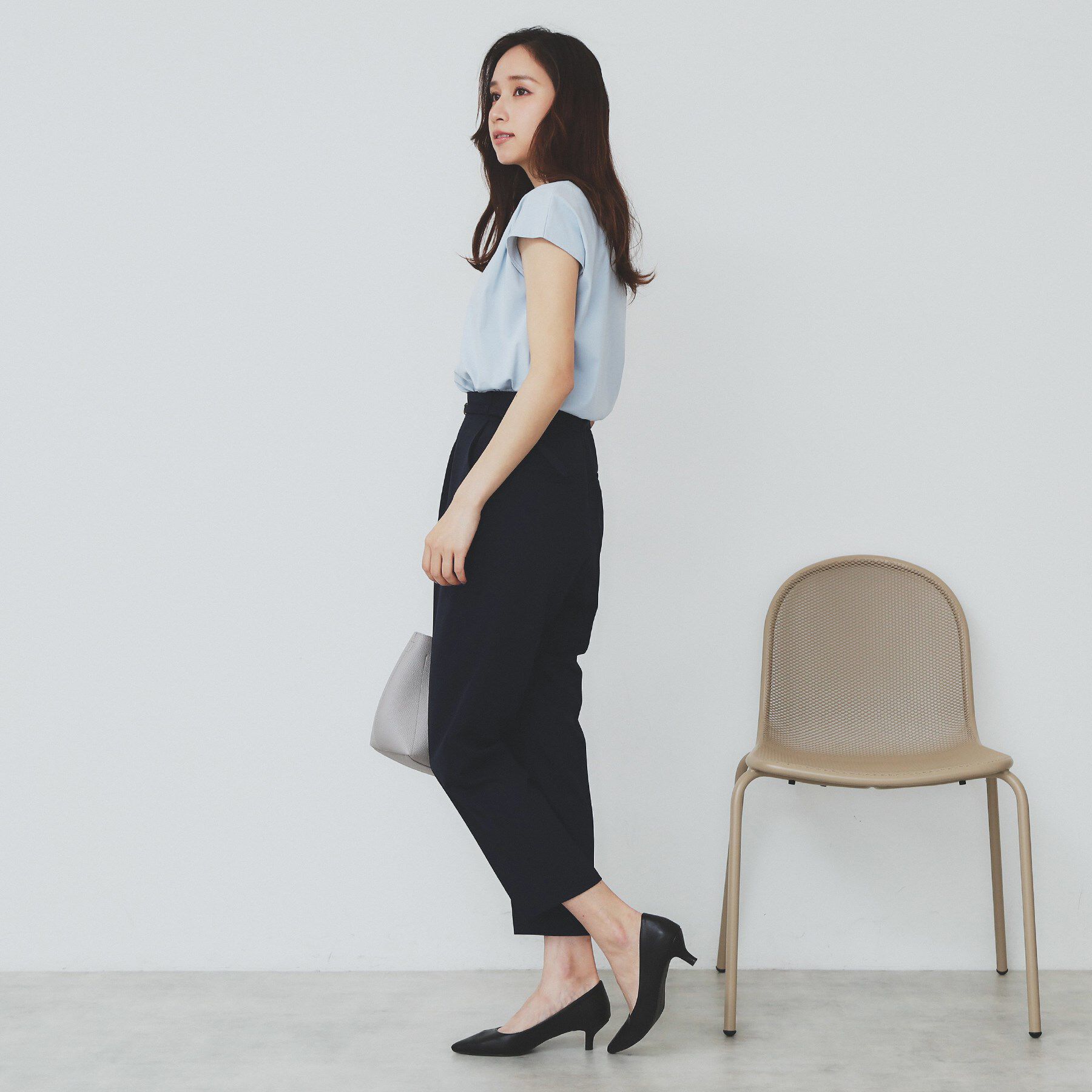 index「ストレッチテーパードパンツ【洗濯機洗い可/吸水速乾/防シワ】」|その他|