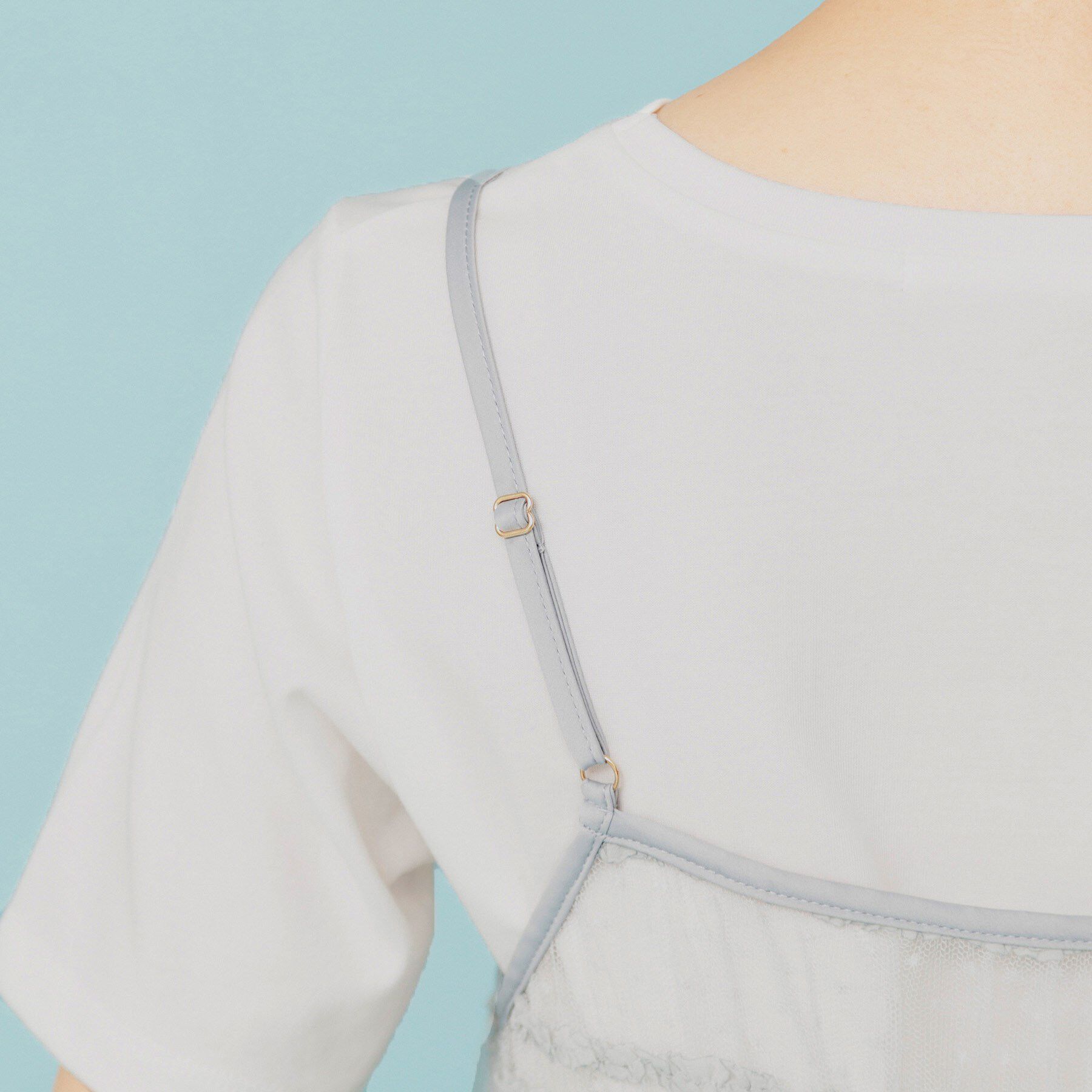 index「《ツインセット》ロゴT&times;チュールキャミ【UVケア/接触冷感/洗濯機洗い可】」|その他|