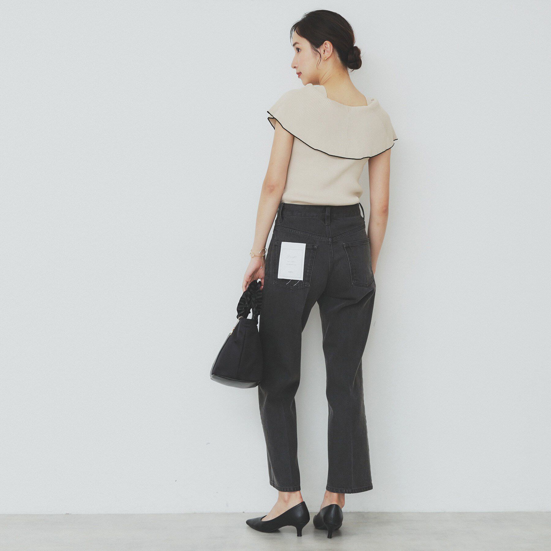 index「前後2wayオフショルビッグカラーニット【洗濯機洗い可/抗ピル】」|ニット・セーター|