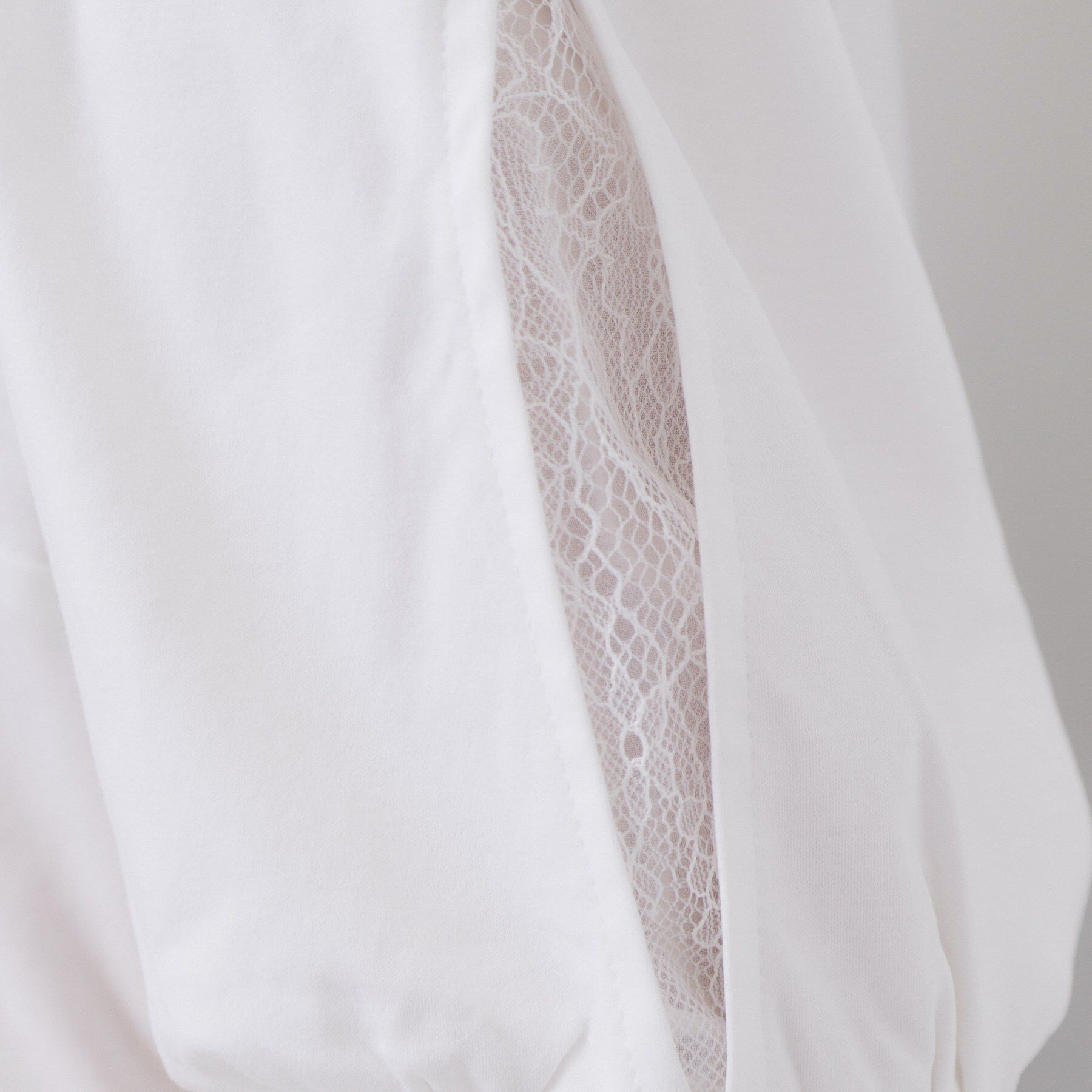 index「レースドッキングスリーブトップス【洗濯機洗い可/UVケア】」|Tシャツ・カットソー|