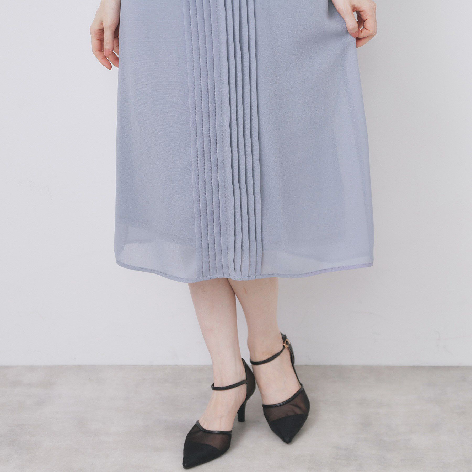 index「フロントタックIラインワンピース【洗濯機洗い可/防シワ】」|ワンピース|