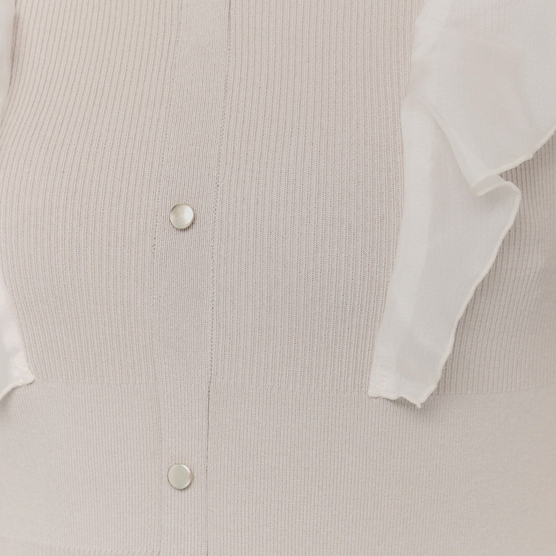 index「フリルドッキングニットワンピース【洗濯機洗い可/抗ピル】」|ワンピース|