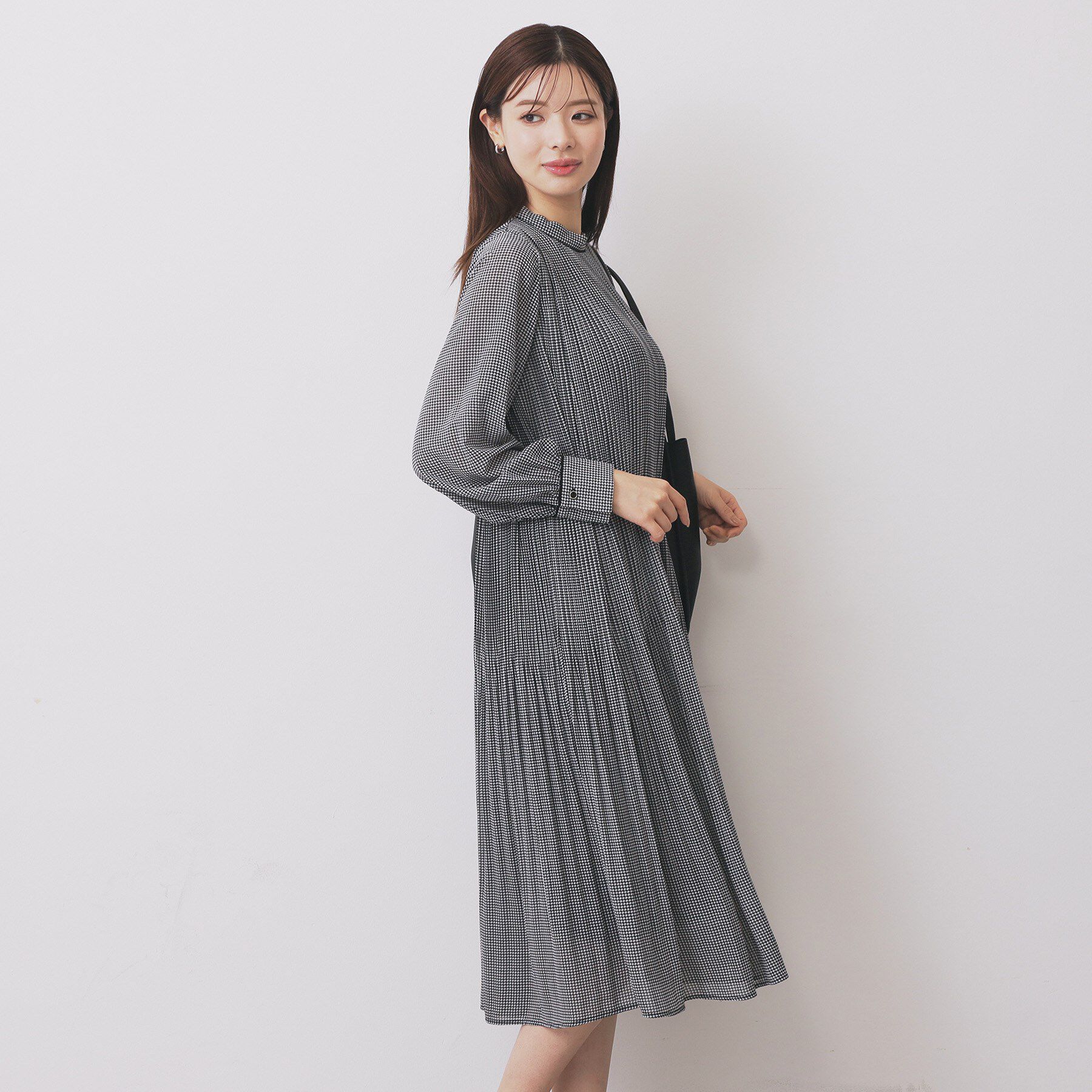 index「《5色展開/S-3Lサイズ》プリーツフレアワンピース【洗濯機OK/防シワ】」|ワンピース|