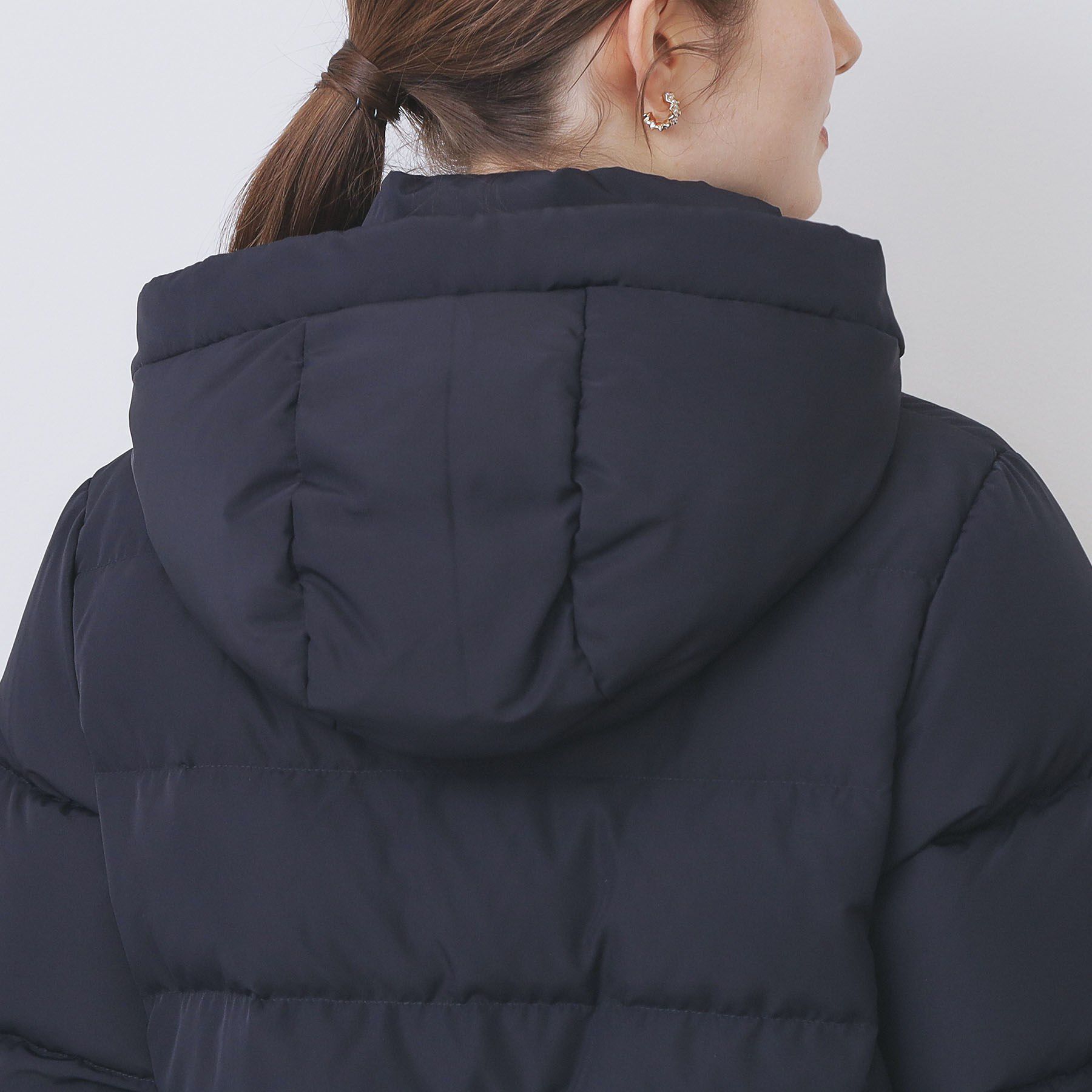 index「KAWADAダウンドロストミドルコート【撥水/洗濯機OK/2WAY/静電気防止裏地】《XS～3L》」|ダウン|