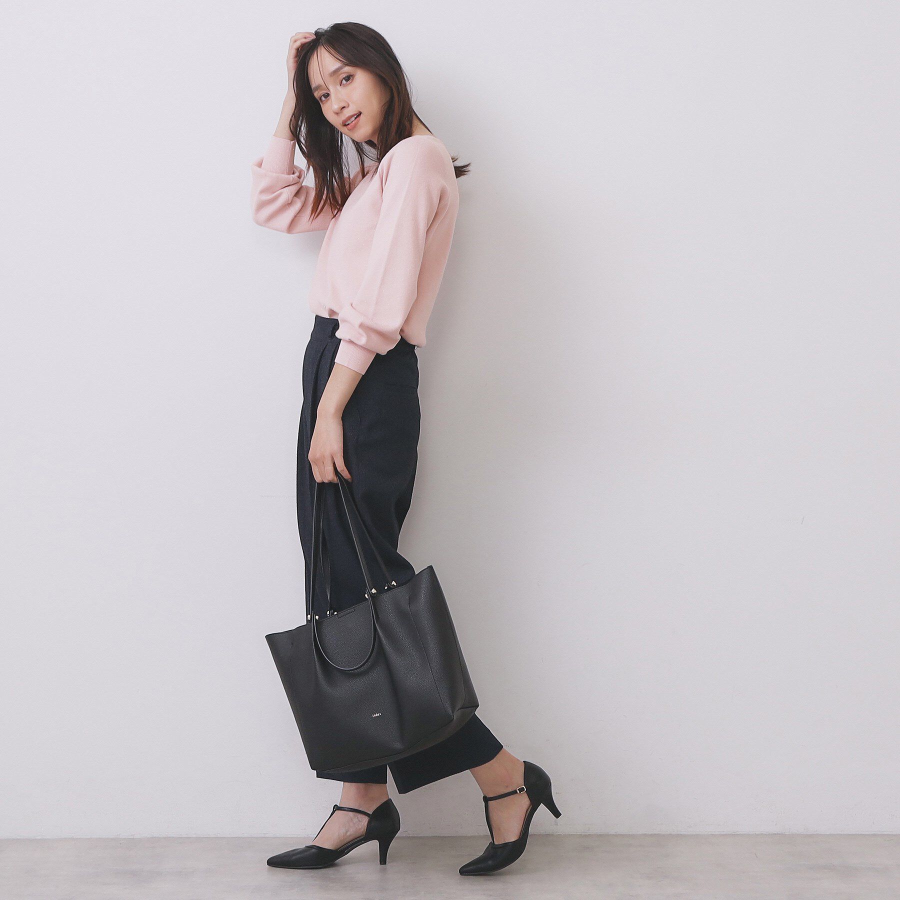 index「ラメスカラップビジューデザインニット【洗濯機OK】《6col/S～LL》」|ニット・セーター|