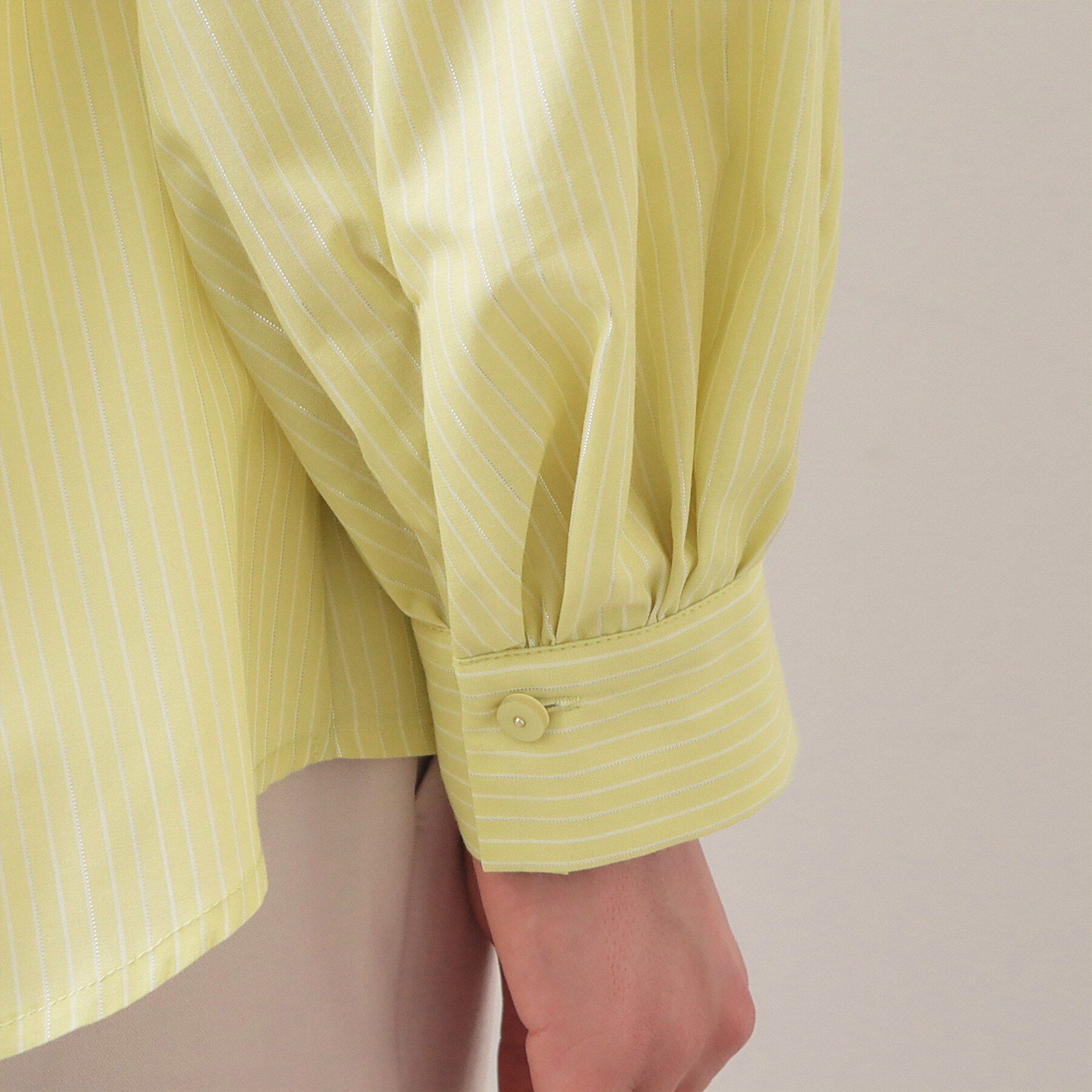 index「フリルキーネックシャツ【洗濯機OK/イージーアイロン/防シワ】《XS～LL/7col》」|シャツ・ブラウス|