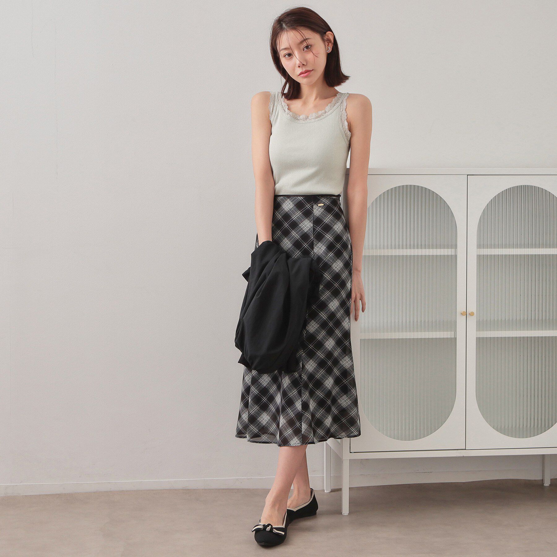 index「前後2way丸胴レースタンクラメアソート【洗濯機OK】」|キャミソール|