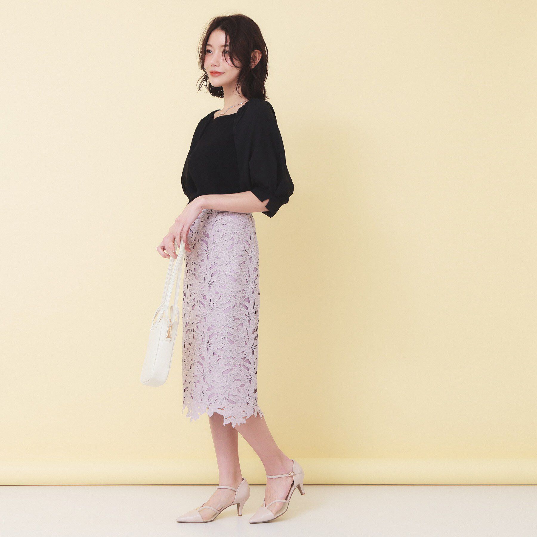 index「バルーンシアードッキングスクエアニット【洗濯機OK】」|ニット・セーター|