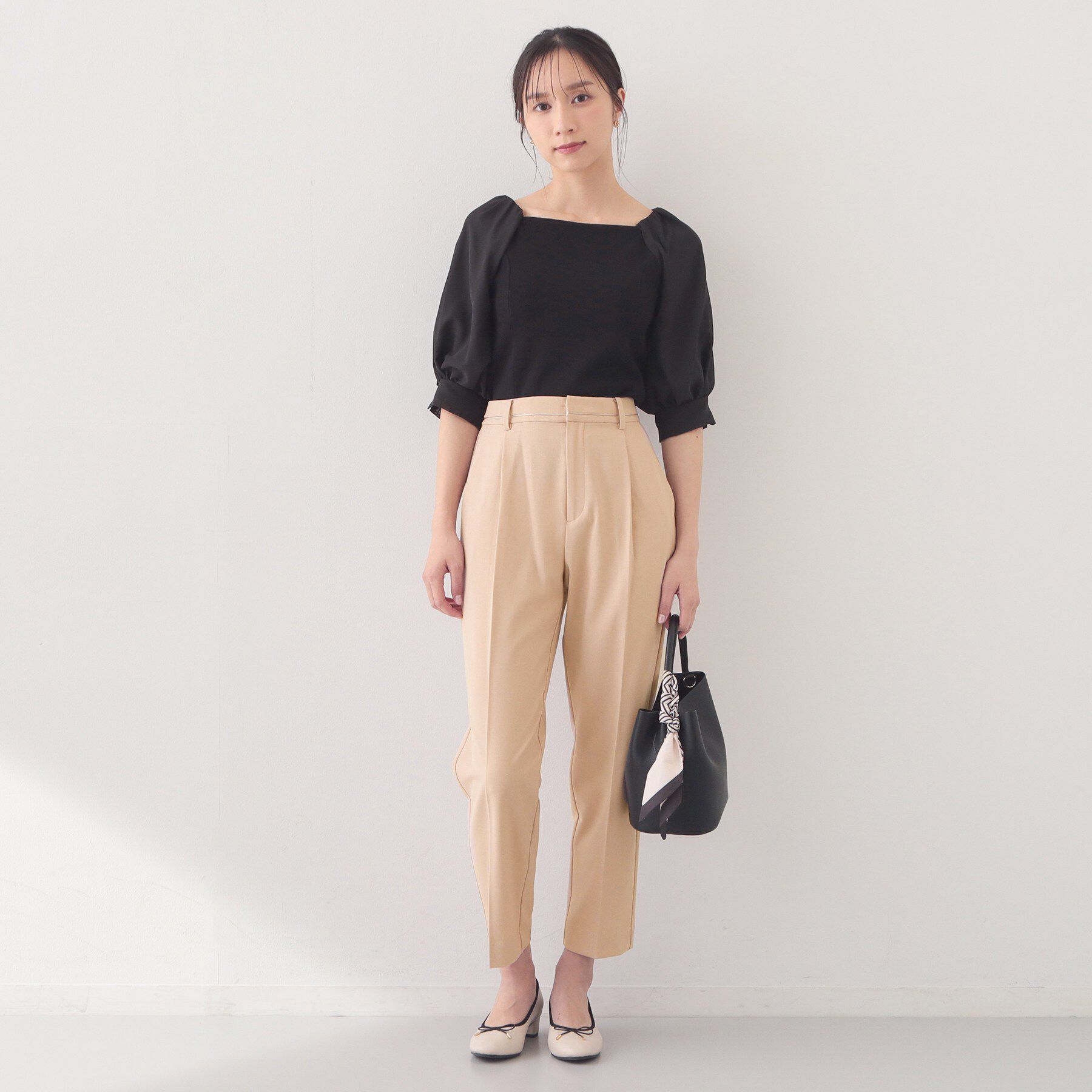 index「ストレッチテーパードパンツ/セットアップ対応可【洗濯機OK/接触冷感/吸水速乾/防シワ】《SS～LL」|その他|