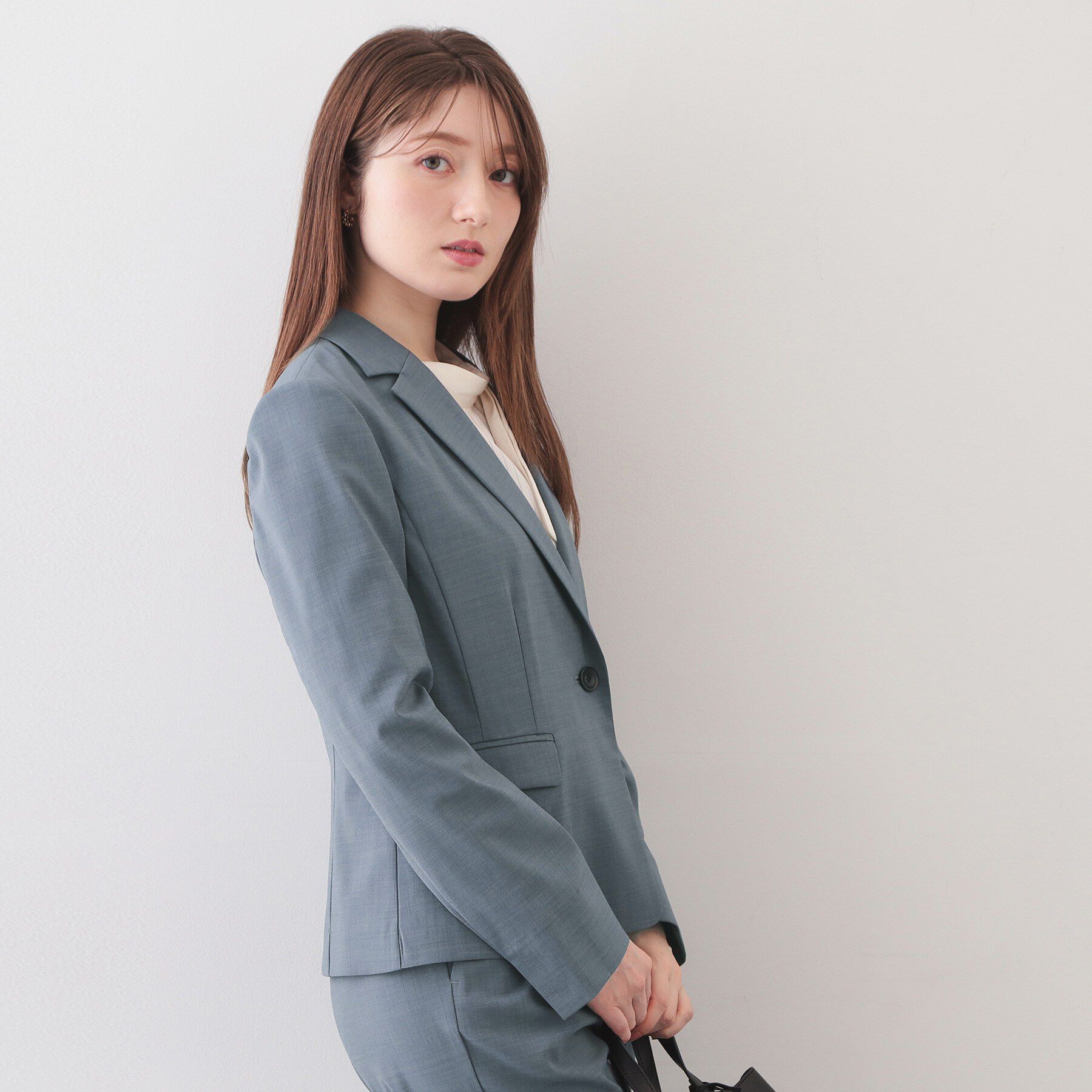index「ストレッチテーラードジャケット/セットアップ対応可【洗濯機OK/接触冷感/吸水速乾/イージーアイロン」|テーラードジャケット|