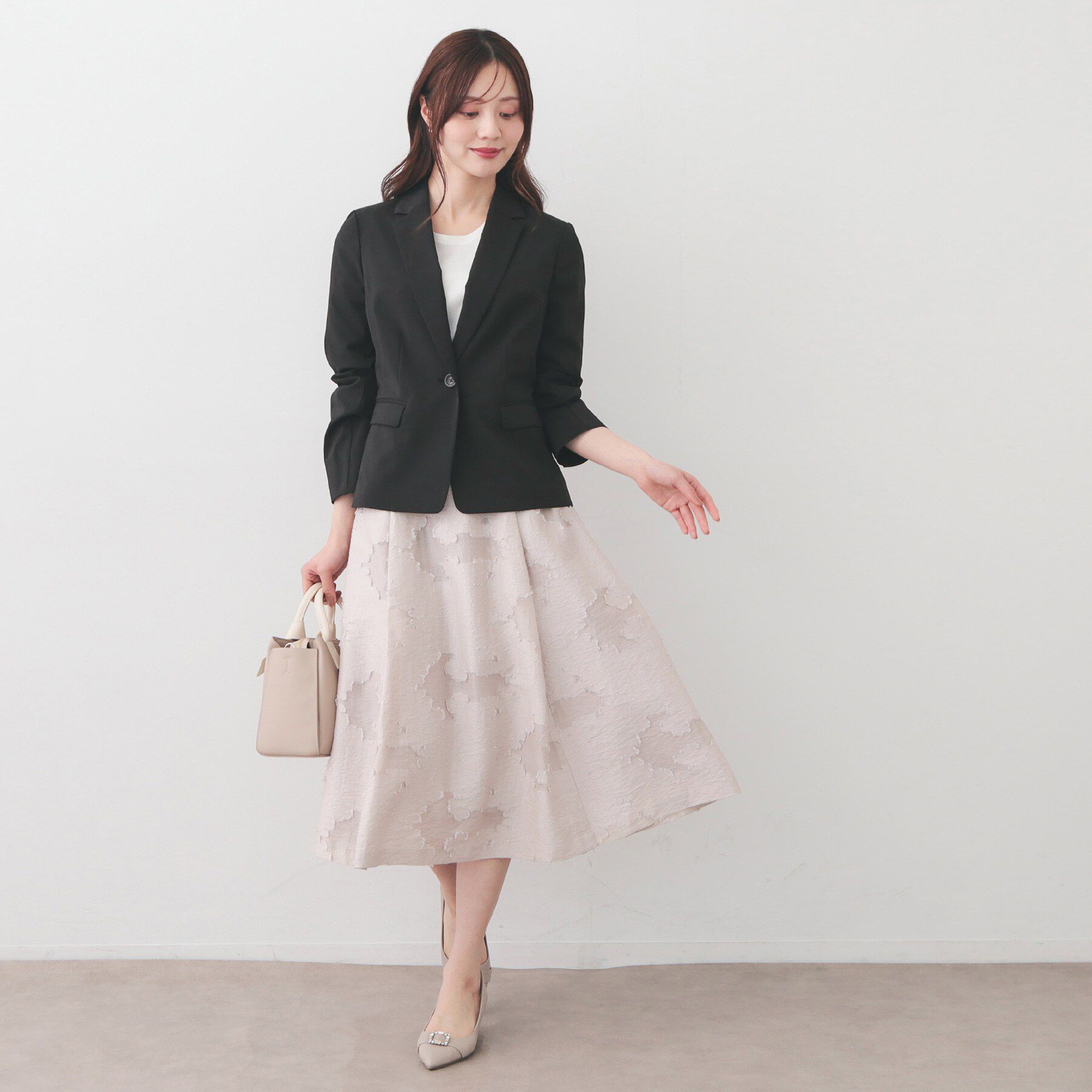 index「ストレッチテーラードジャケット/セットアップ対応可【洗濯機OK/接触冷感/吸水速乾/イージーアイロン」|テーラードジャケット|