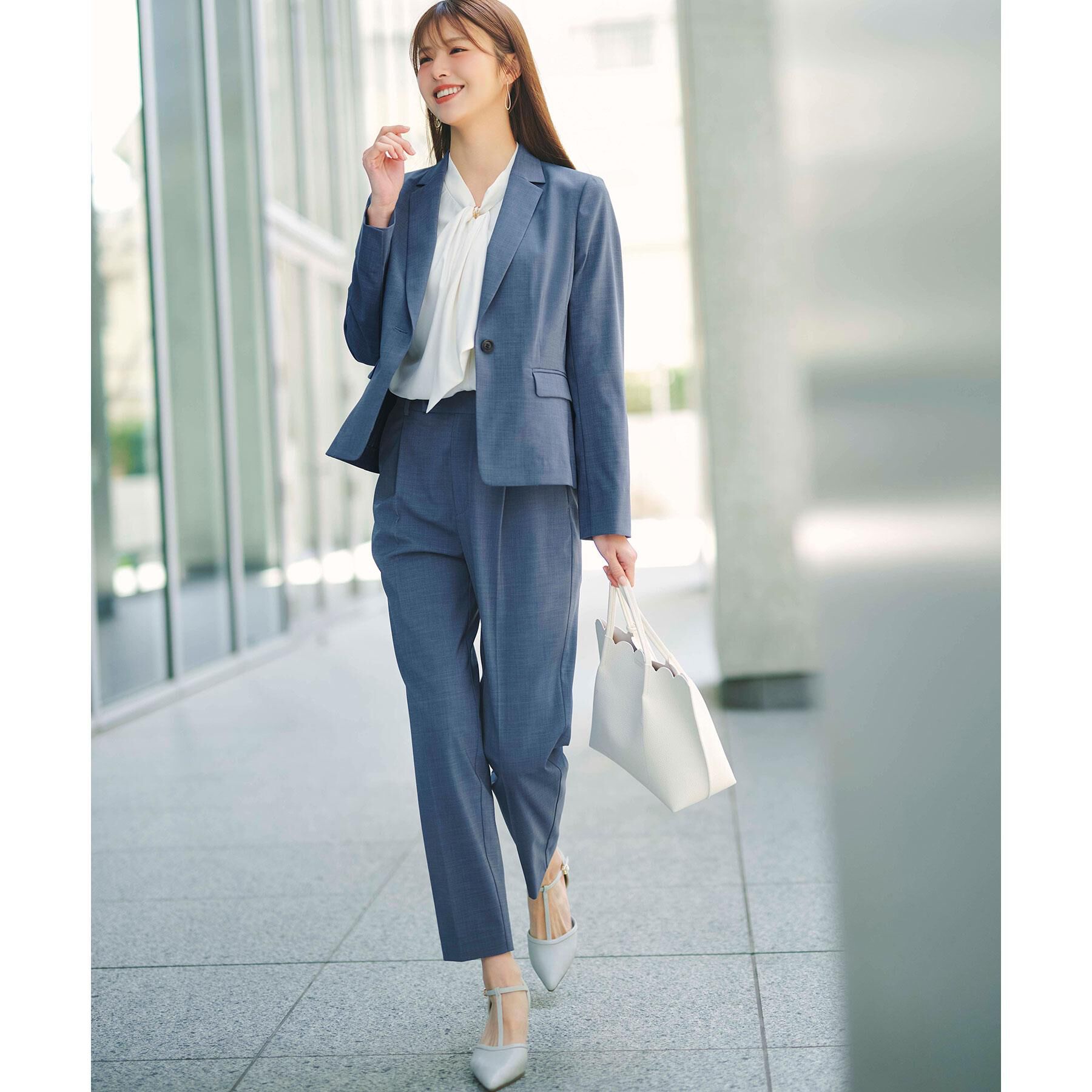 index「ストレッチテーラードジャケット/セットアップ対応可【洗濯機OK/接触冷感/吸水速乾/イージーアイロン」|テーラードジャケット|